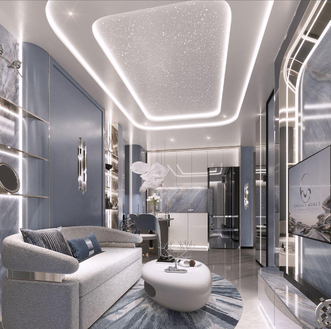 Embassy World — Bygning C, Parkside 2-værelses lejlighed — Jomtien, Pattaya