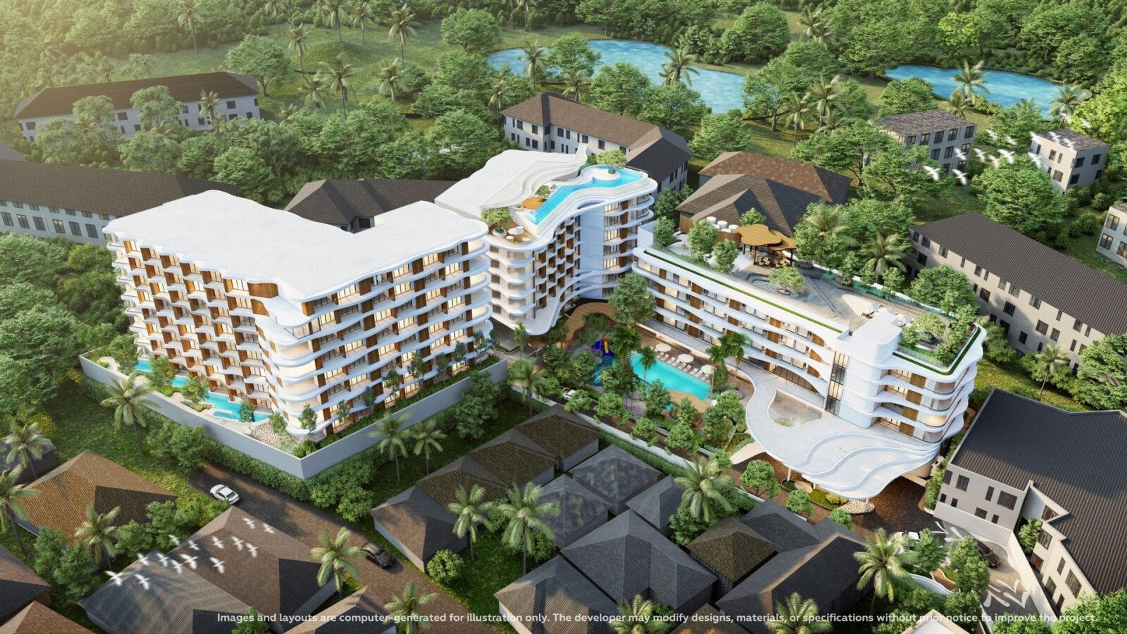 1 bedroom apartment 250 m from Karon beach — Karon, Mueang Phuket — 13