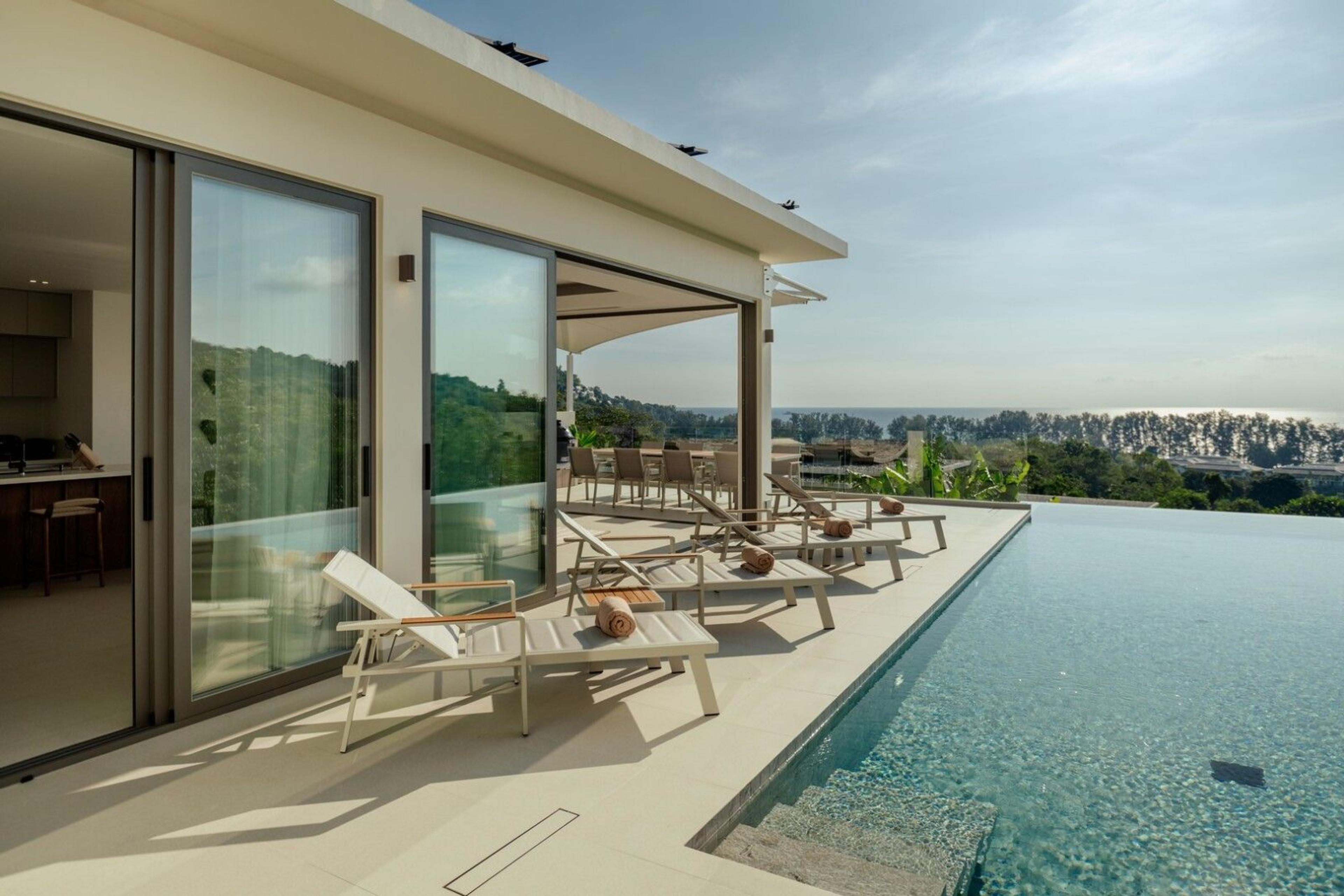 Villa com vista panorâmica para o mar a 600m da praia de Naithon — Sakhu, Thalang — 3