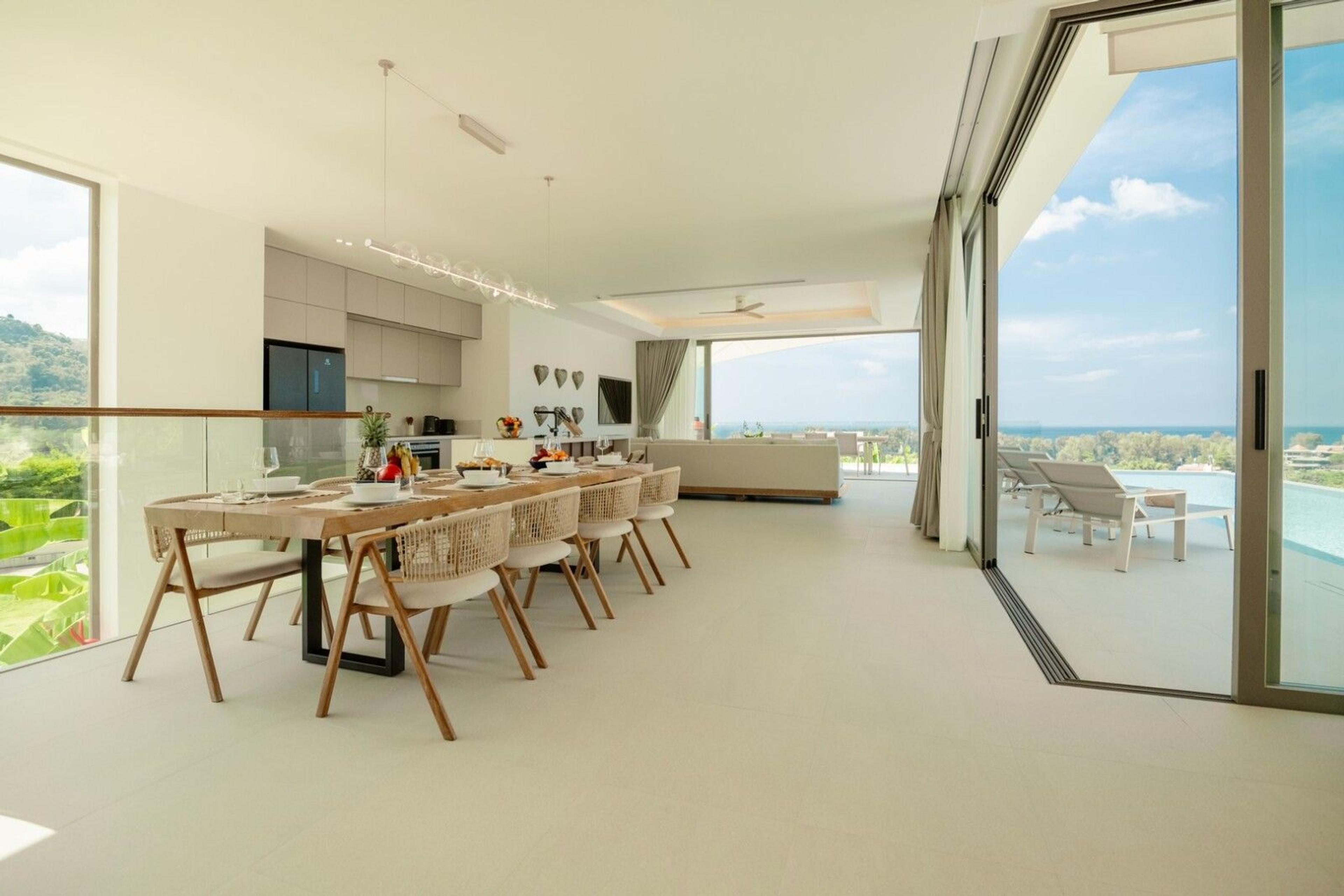 Villa com vista panorâmica para o mar a 600m da praia de Naithon — Sakhu, Thalang — 6
