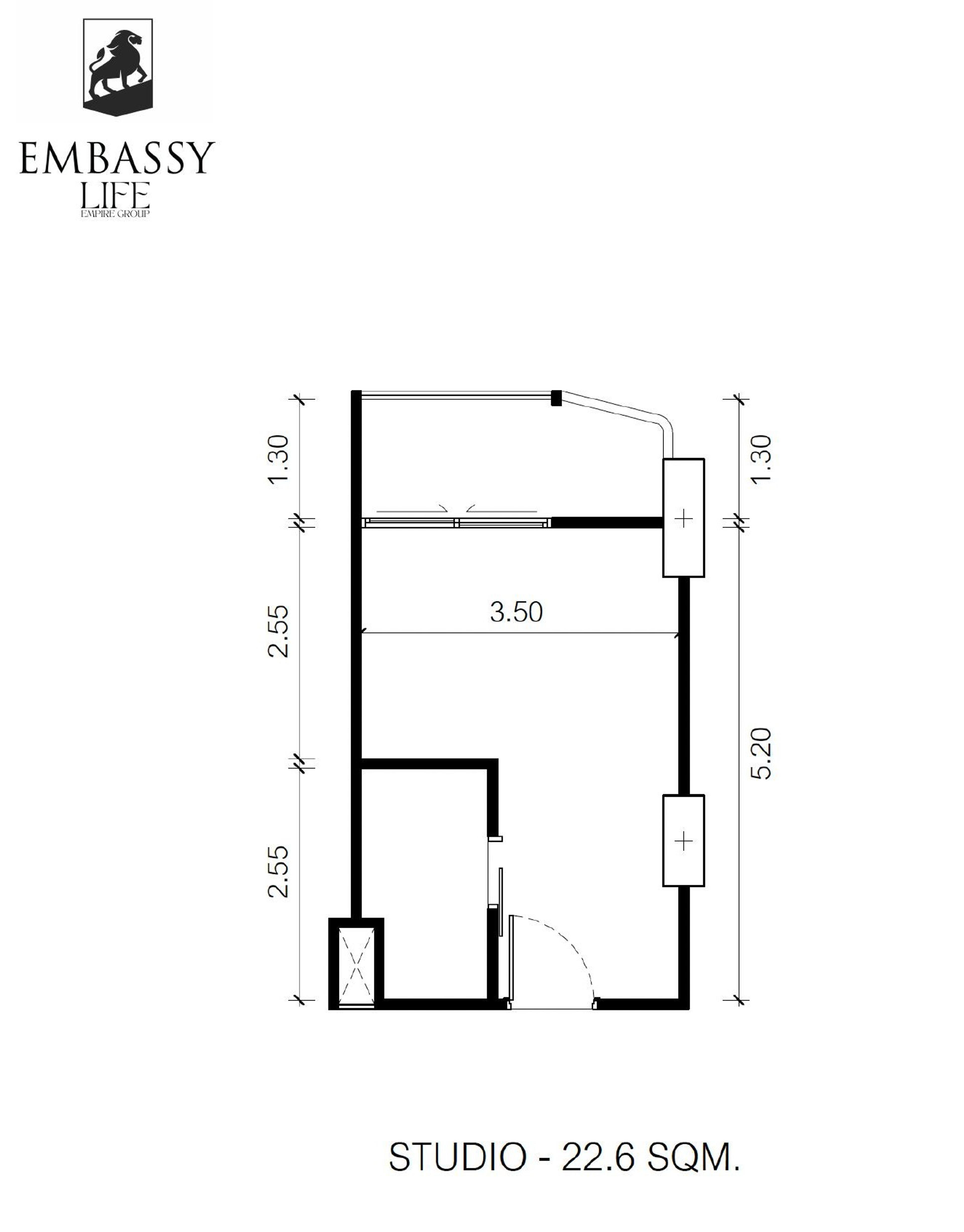 Embassy Life — Studio — Jomtien, Pattaya