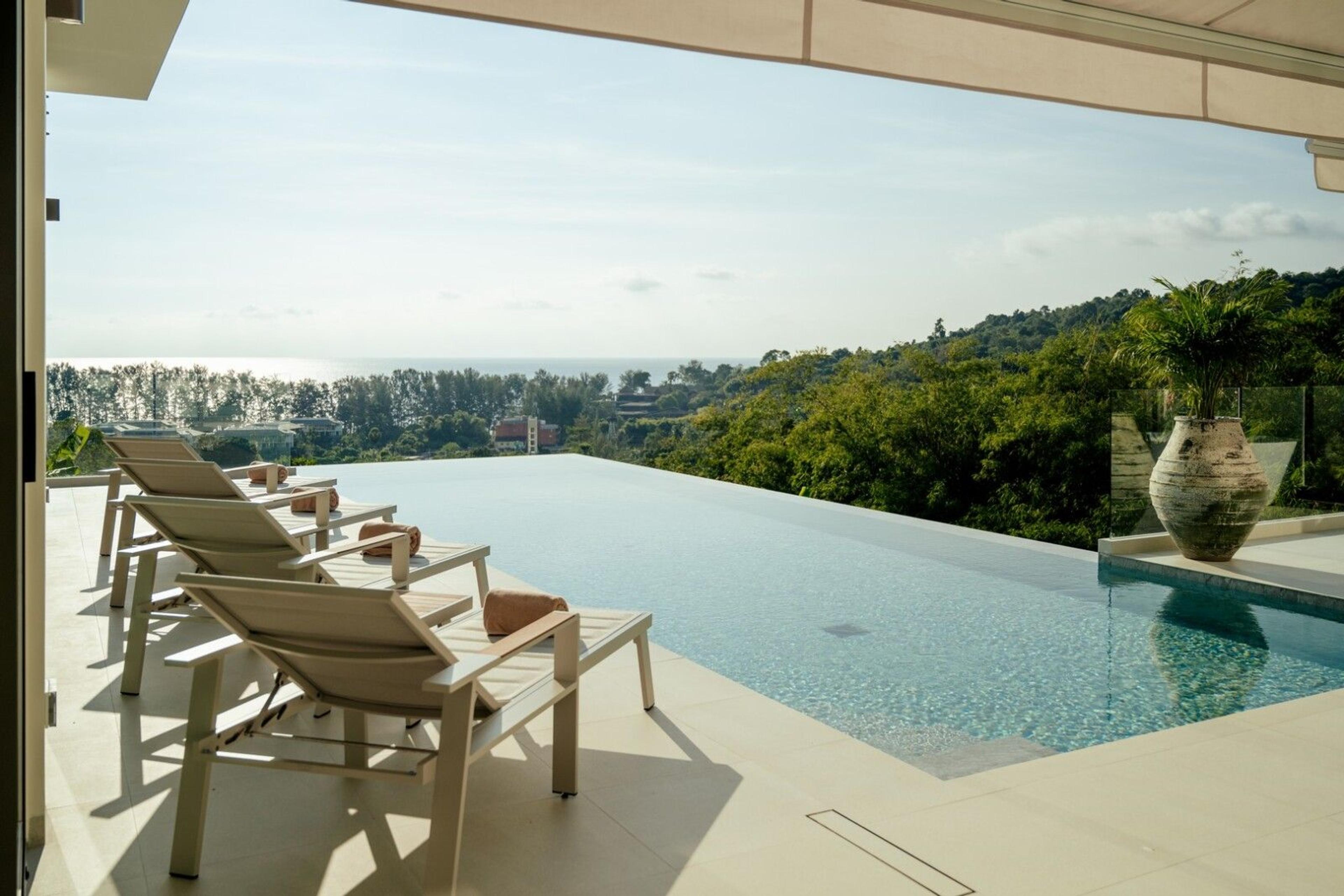 Villa com vista panorâmica para o mar a 600m da praia de Naithon — Sakhu, Thalang — 15