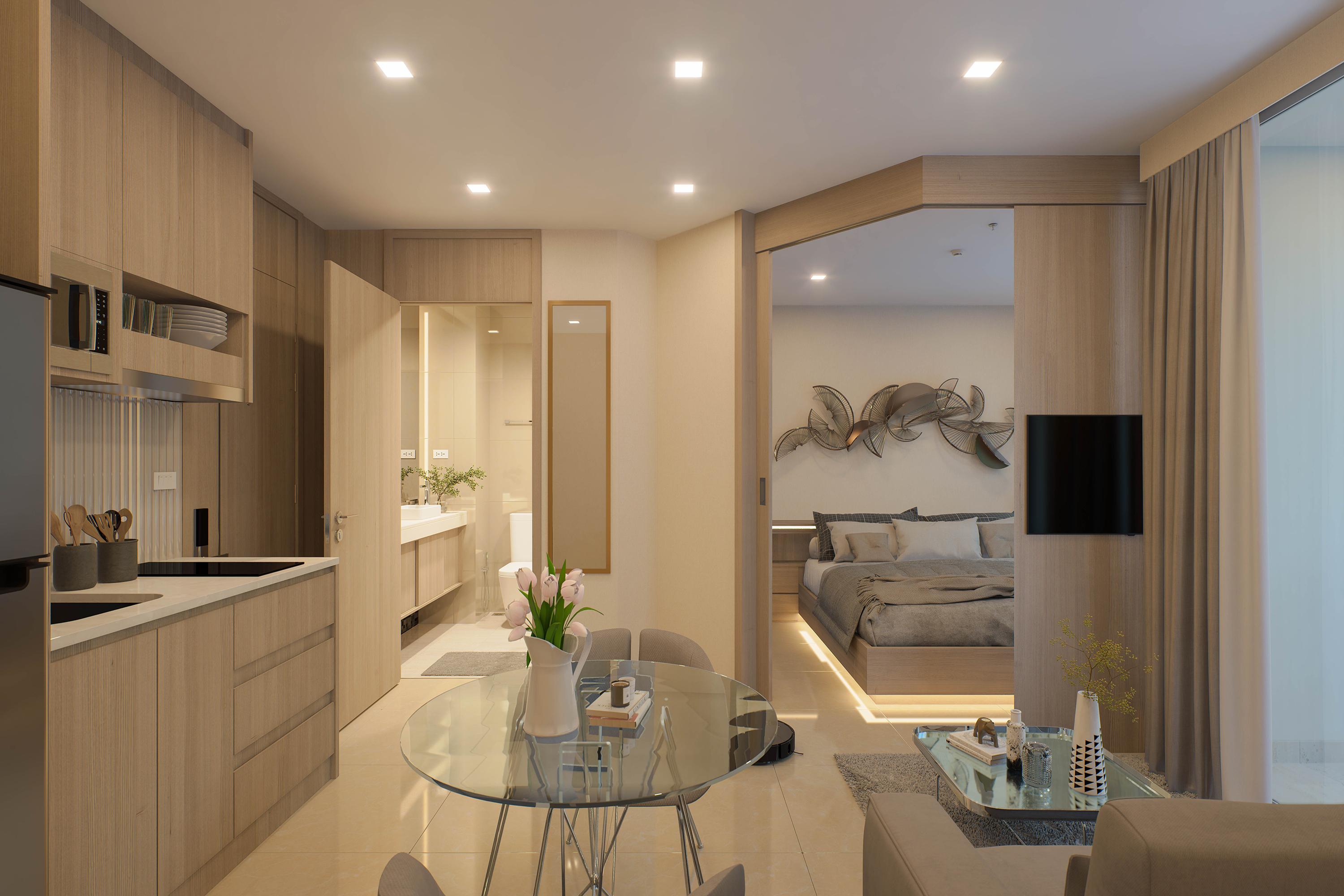 Harmonia City Garden - 1 sypialnia — Central Pattaya