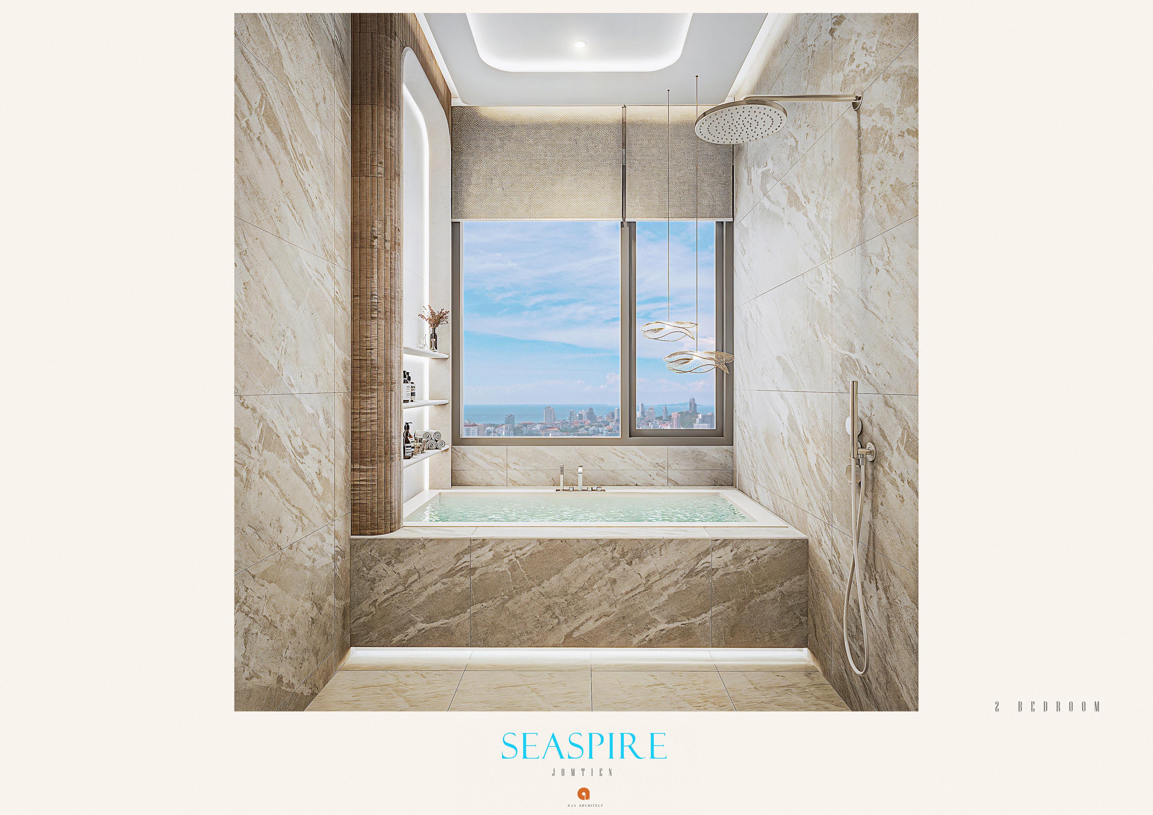 Seaspire Jomtien — 2-стаен апартамент с морска гледка, 76.92 кв.м — Jomtien, Патая — 3