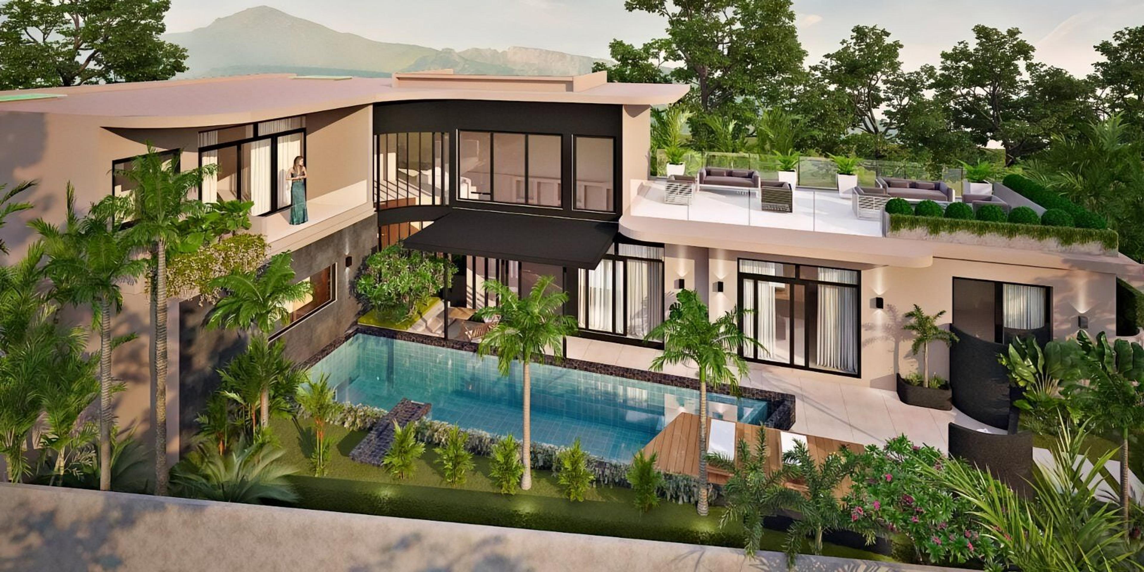 Nova Villa de Luxo com Piscina — Thalang — 2