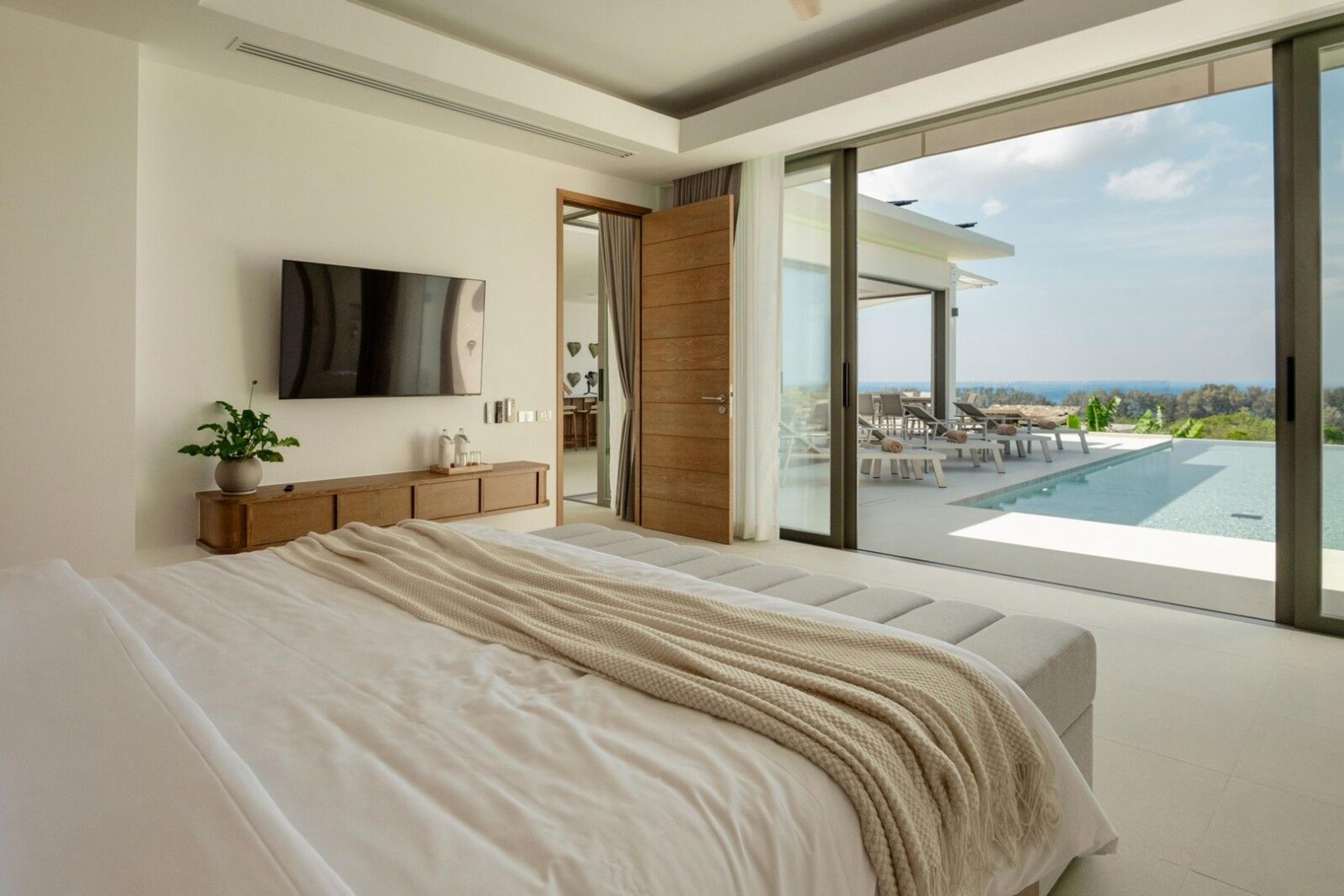 Villa com vista panorâmica para o mar a 600m da praia de Naithon — Sakhu, Thalang — 13