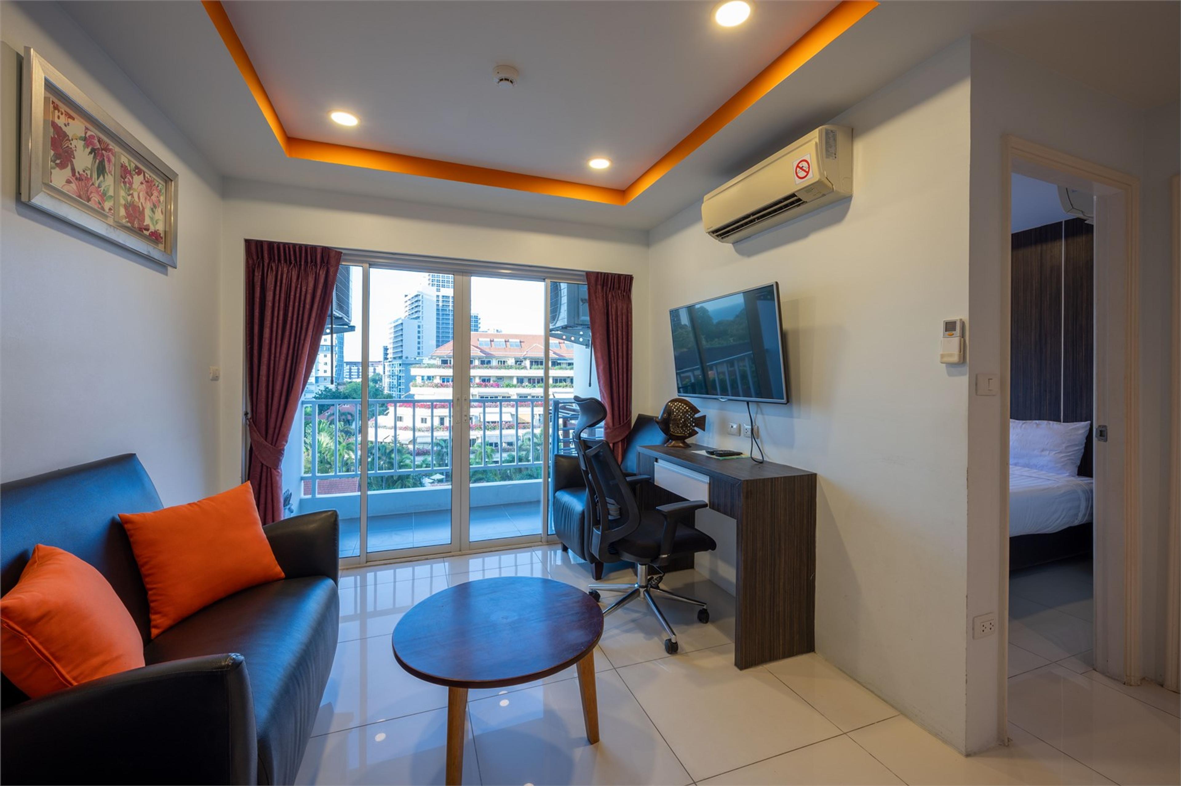 New Nordic Suites 5 706 - Monolocale con Camera da Letto — Pratumnak, Pattaya — 1