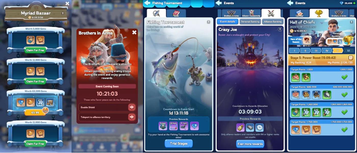 In-game live-ops events and offers in Whiteout Survival