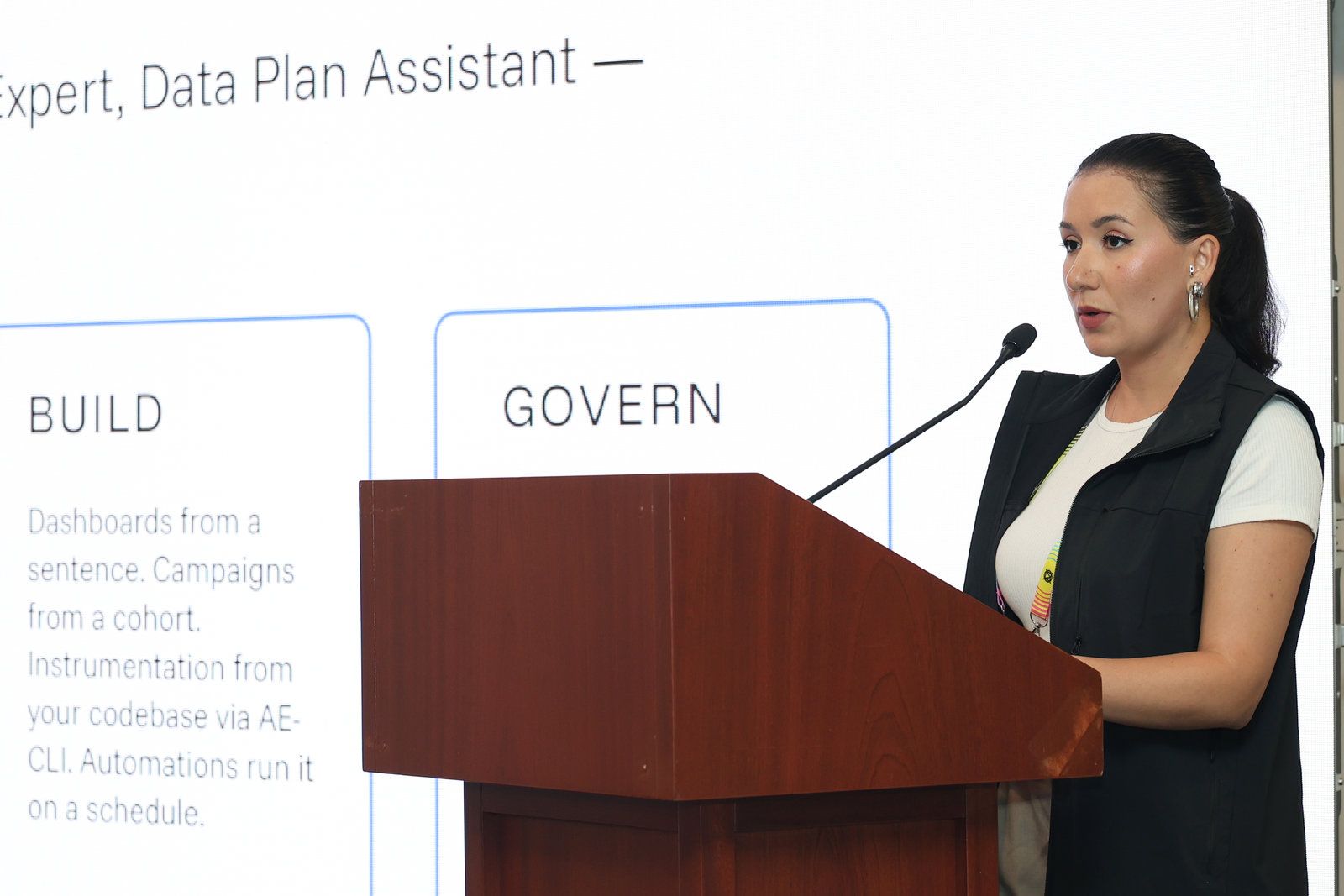 Sedef Aylin Turhan during her demo