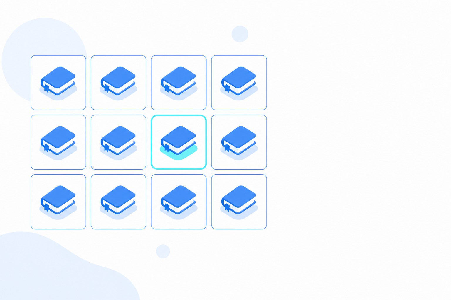 An even grid of separated cells, each holding one contained work-unit, showing isolated per-user sandboxes.