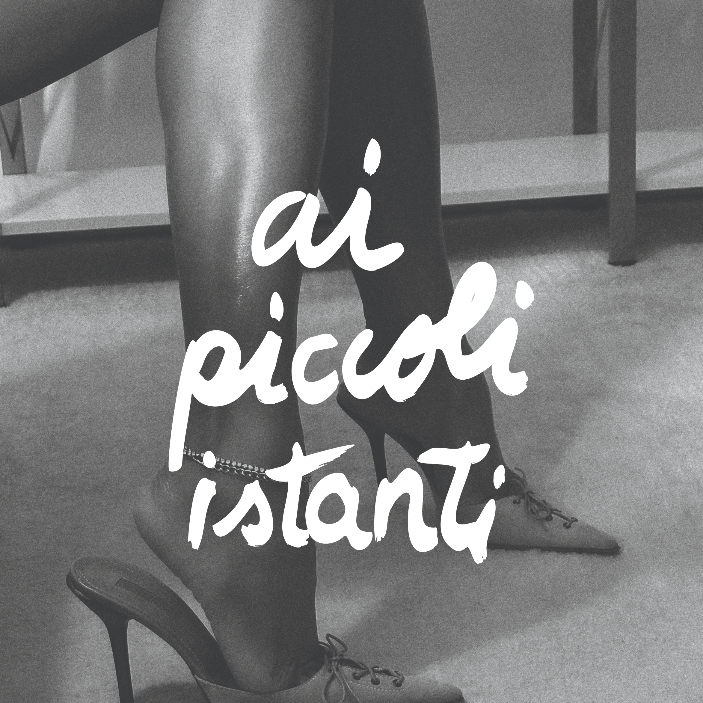 Ai piccoli istanti, Italian for "to the little moments"