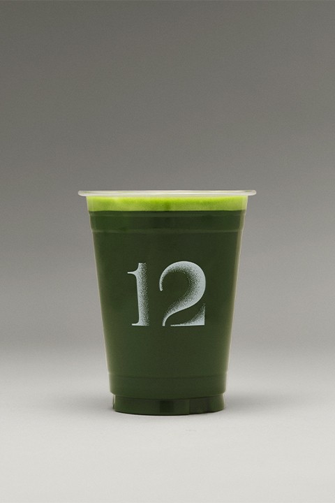 A cup of matcha americano.