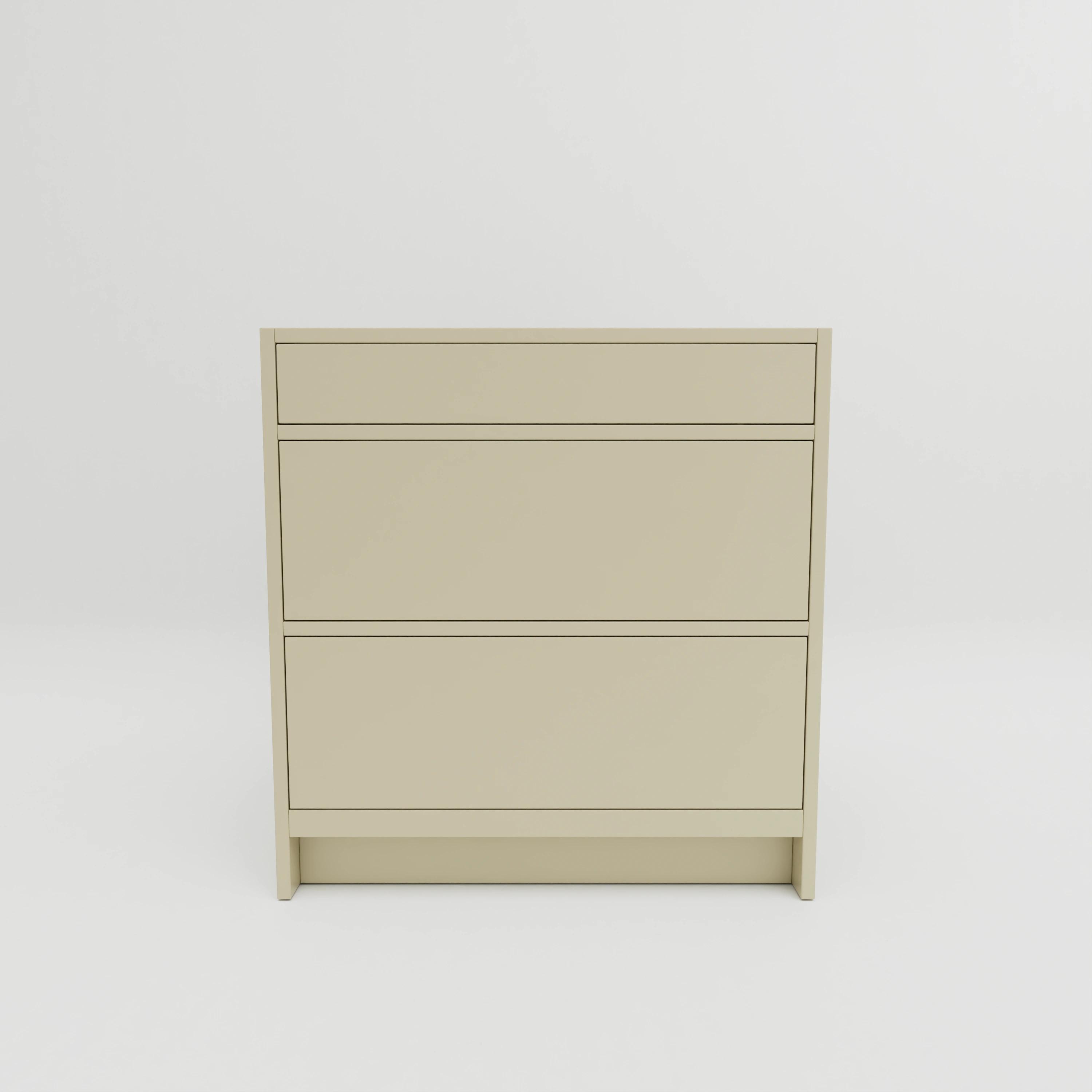B820: Base cupboard with three solid oak drawers.
