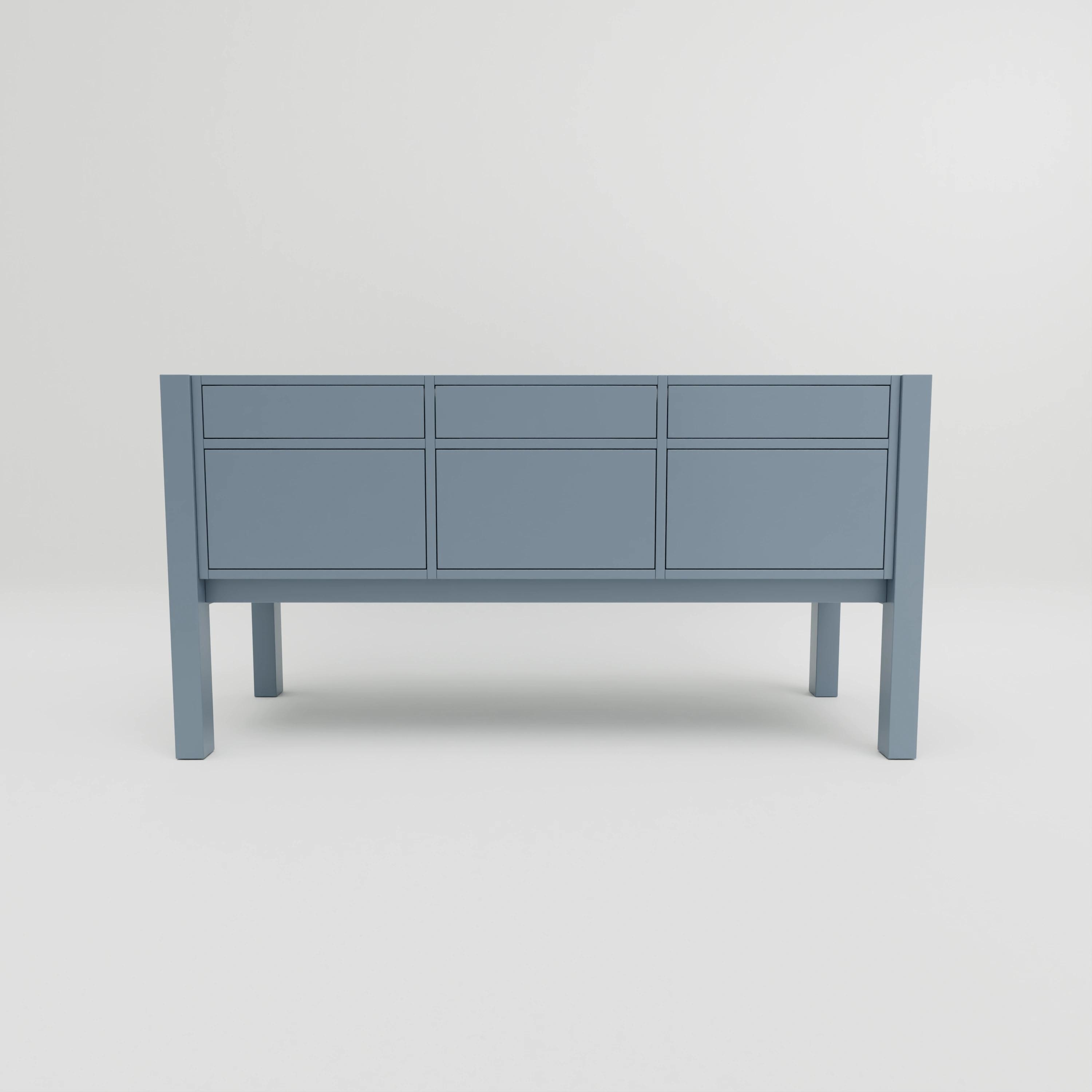 KI1720-600: Freestanding kitchen island with six solid oak drawers.