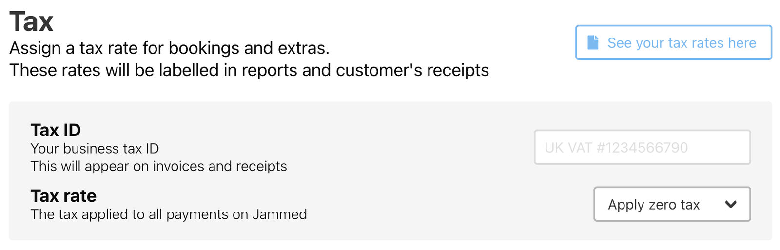 Automatic tax rates image illustration