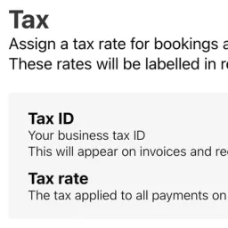 Setting a tax rate in Jammed