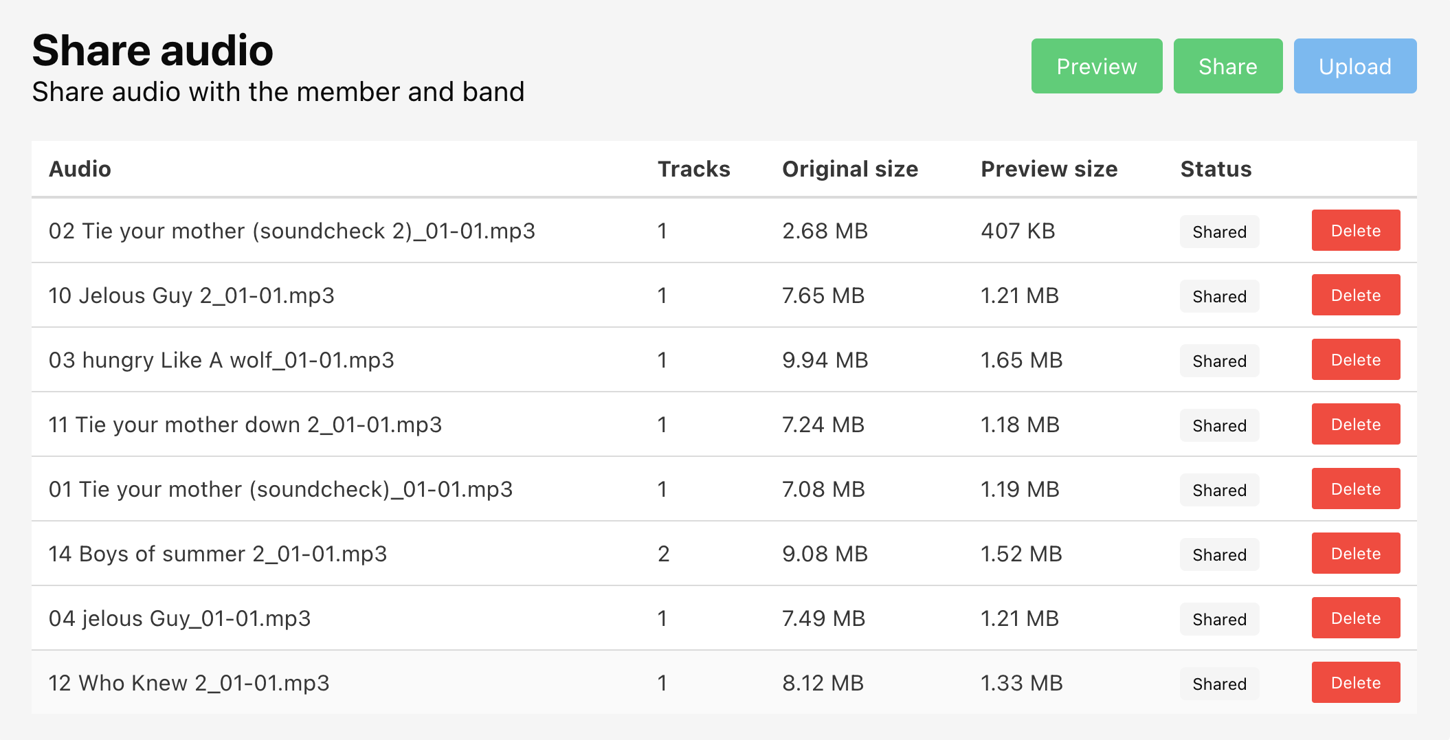 Massive 10TB for audio uploads image illustration