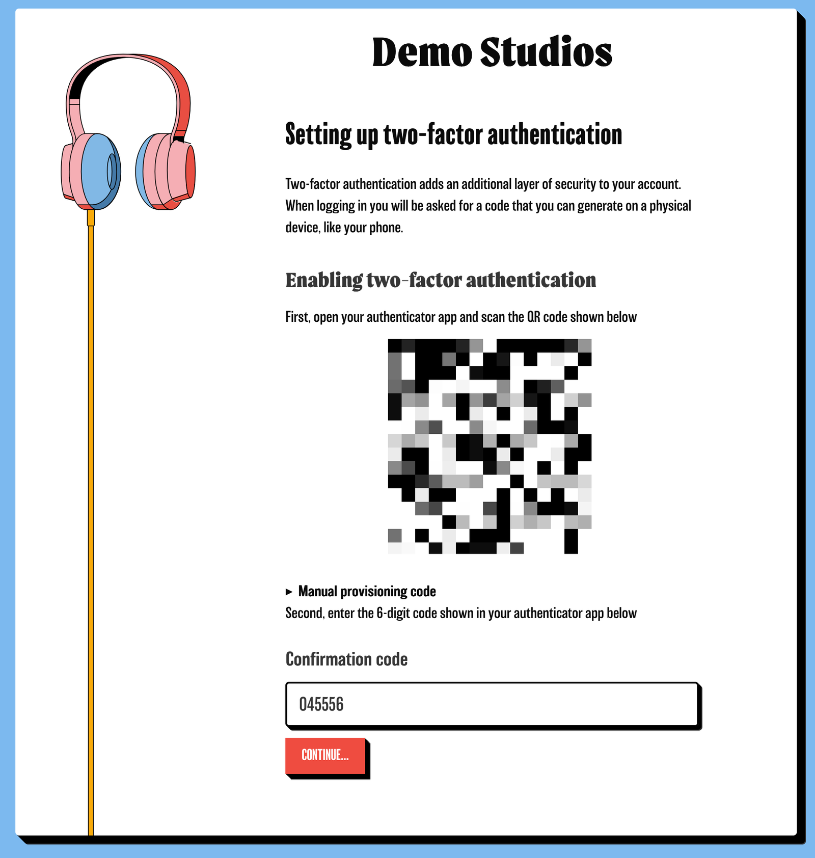 Staff login security – two-factor authentication image illustration