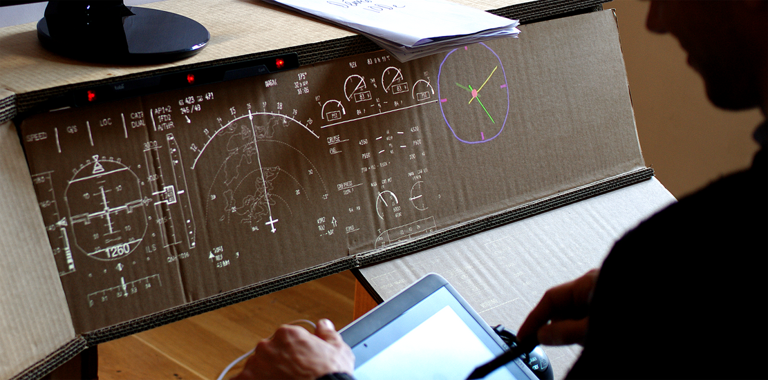 Design cockpit en carton
