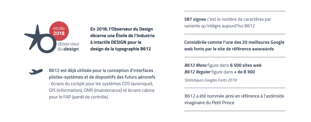 Infographie projet design typographie