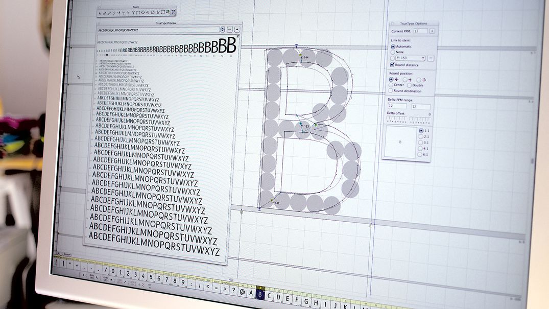 Logiciel pour designer une typographie