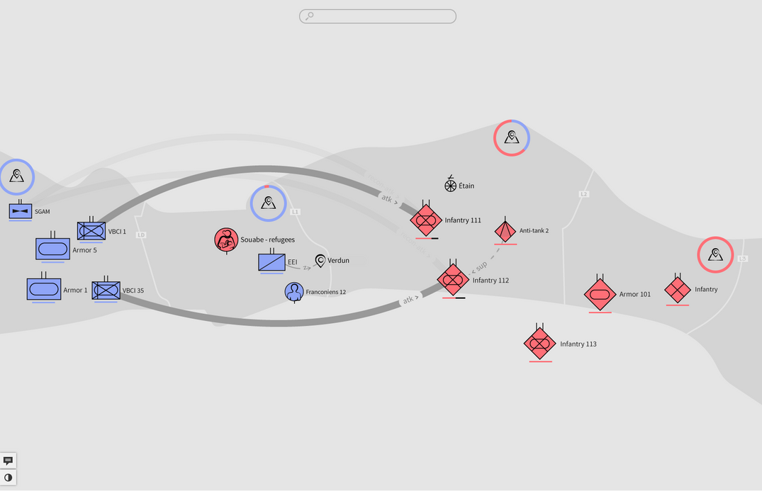 Common Operational Picture (COP) pour superviser les théâtres d'opérations militaires