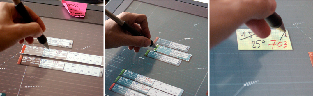 Saisie manuelle et feedbacks sur écran tactile avec stylet