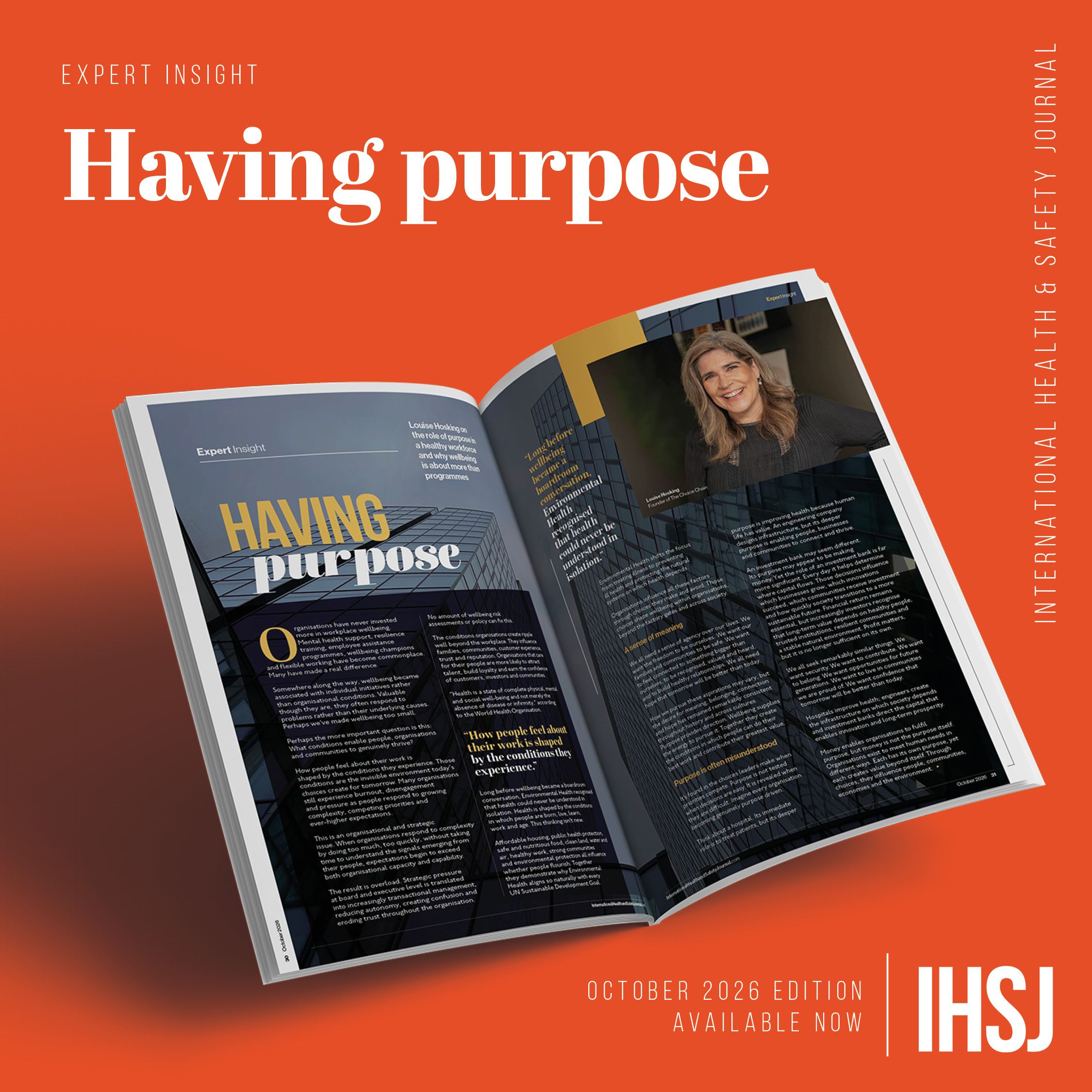 IHSJ - The Role of Purpose