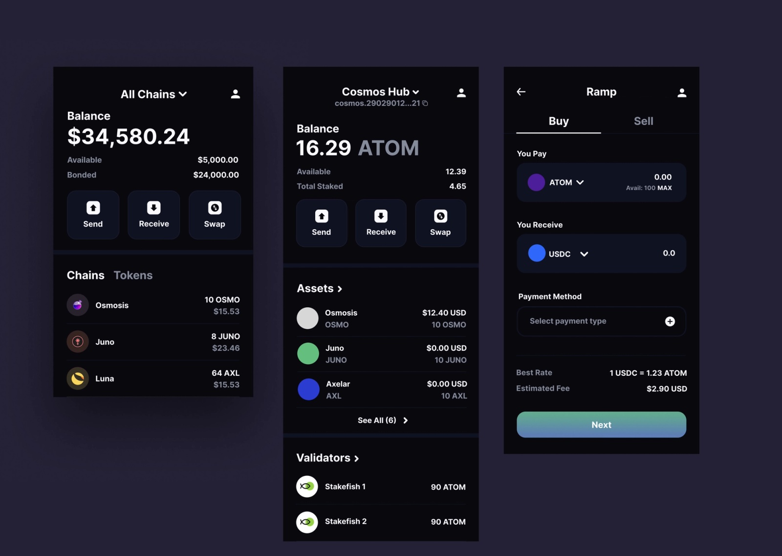 final mobile designs
