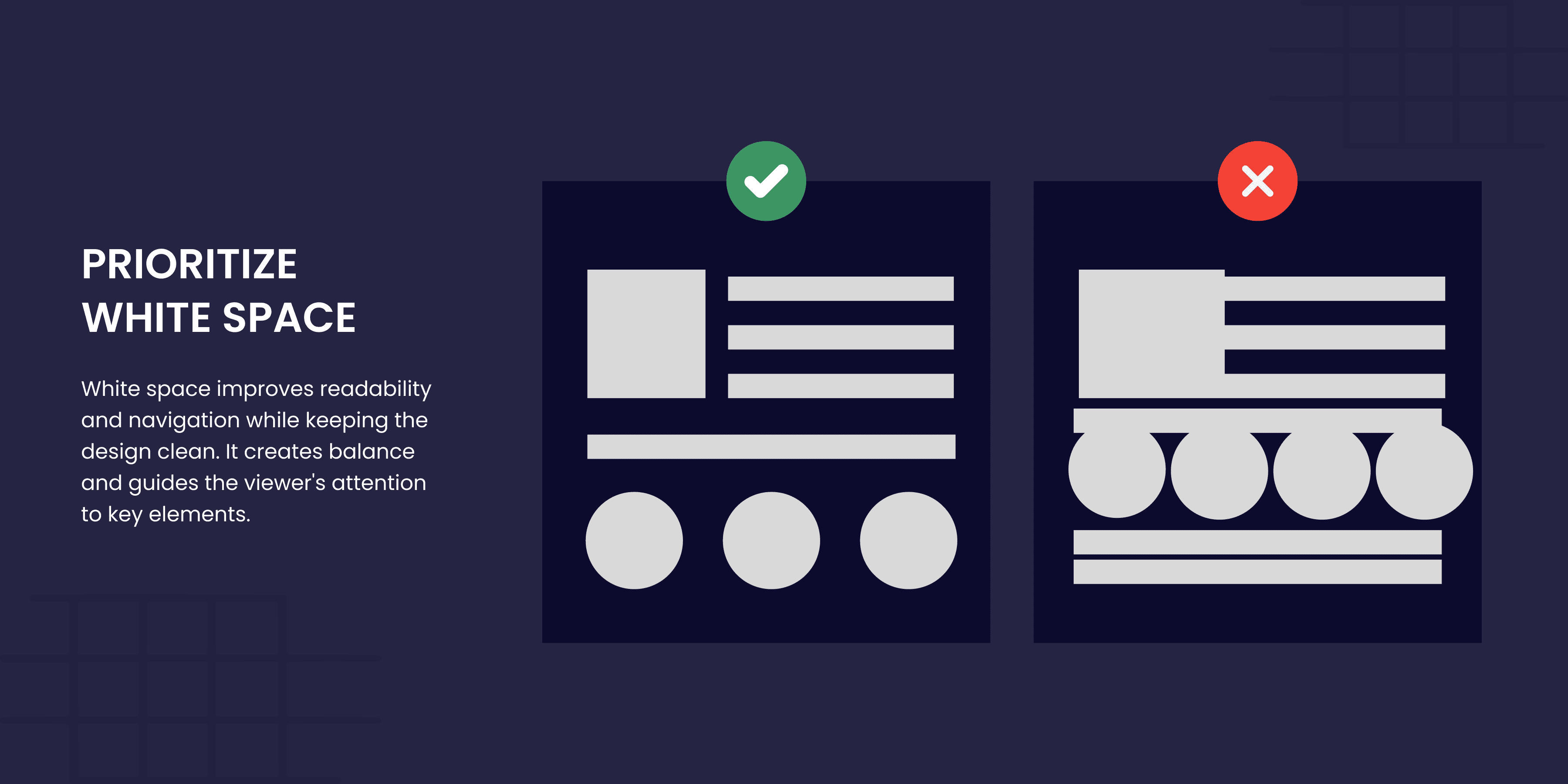 Prioritize White Space