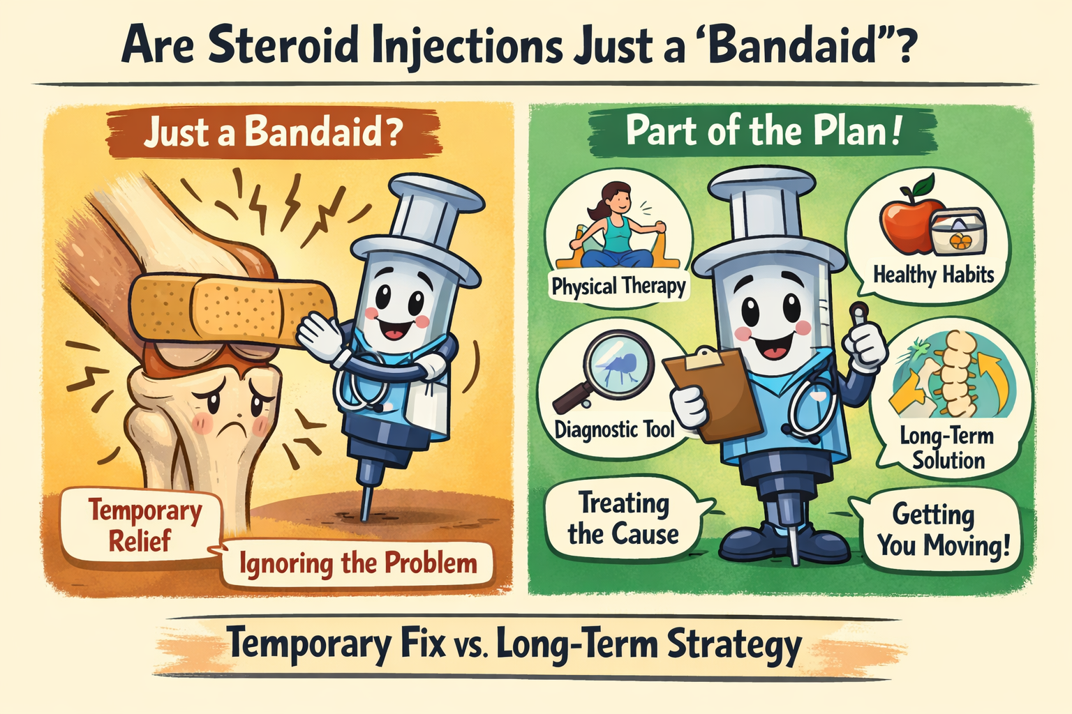 Injections Are Part Of A Long-Term Strategy