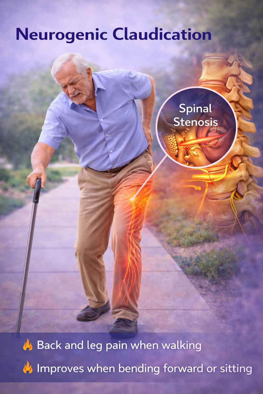 Minimally Invasive Lumbar Decompression (MILD®) for pain from spinal stenosis.