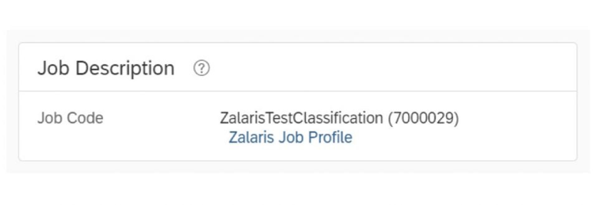 Ein einfacher Hinweis auf dem Personenprofil, der zum Stellenprofil führt