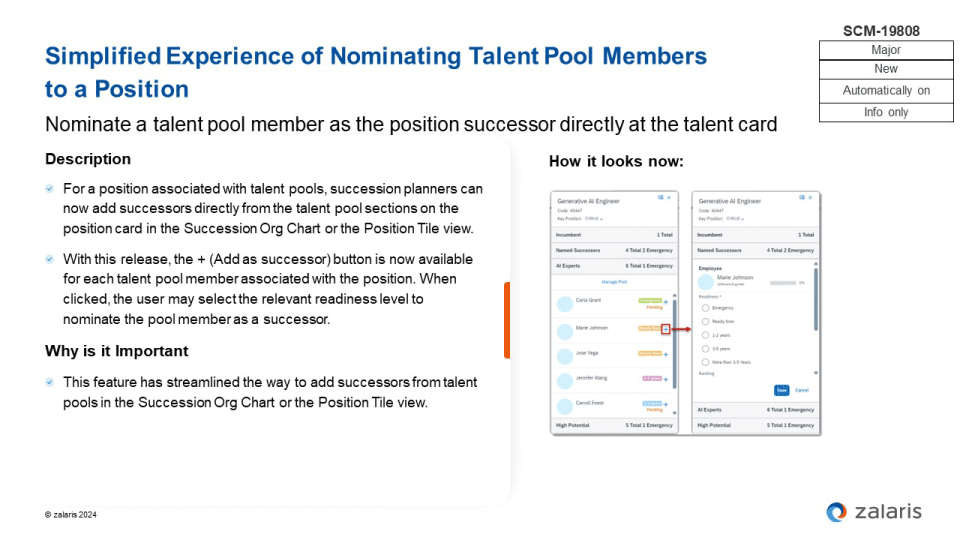 SAP SuccessFactors Succession & Career Development Planning