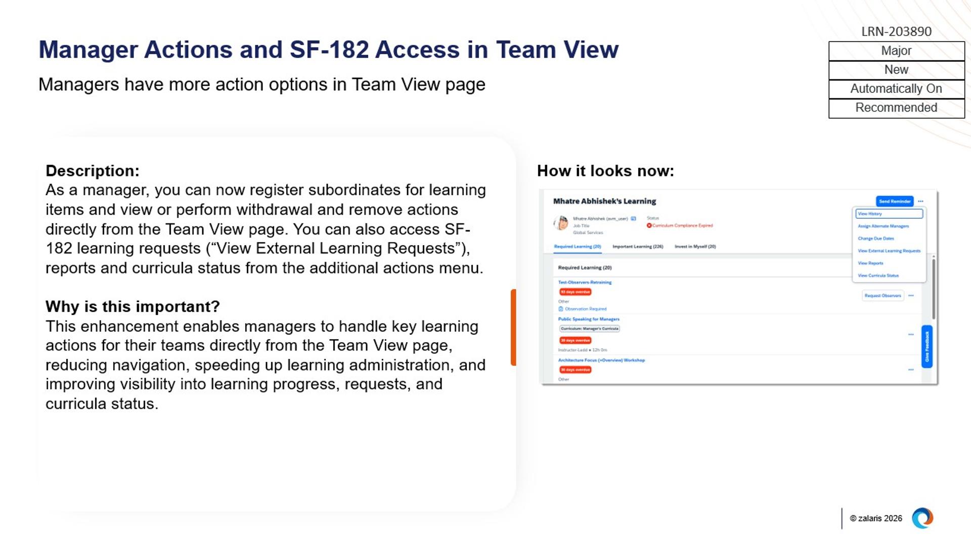 What’s New in SAP SuccessFactors 1H 2026 | Release Highlights