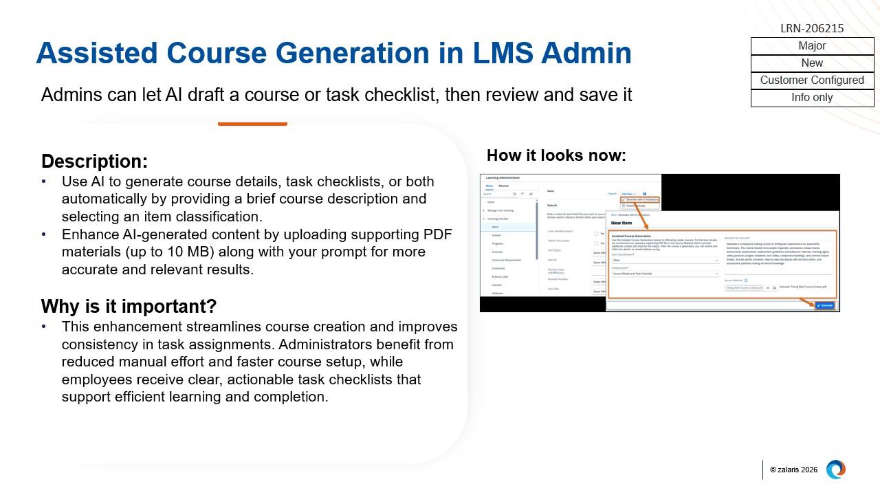 SAP SF Learning
