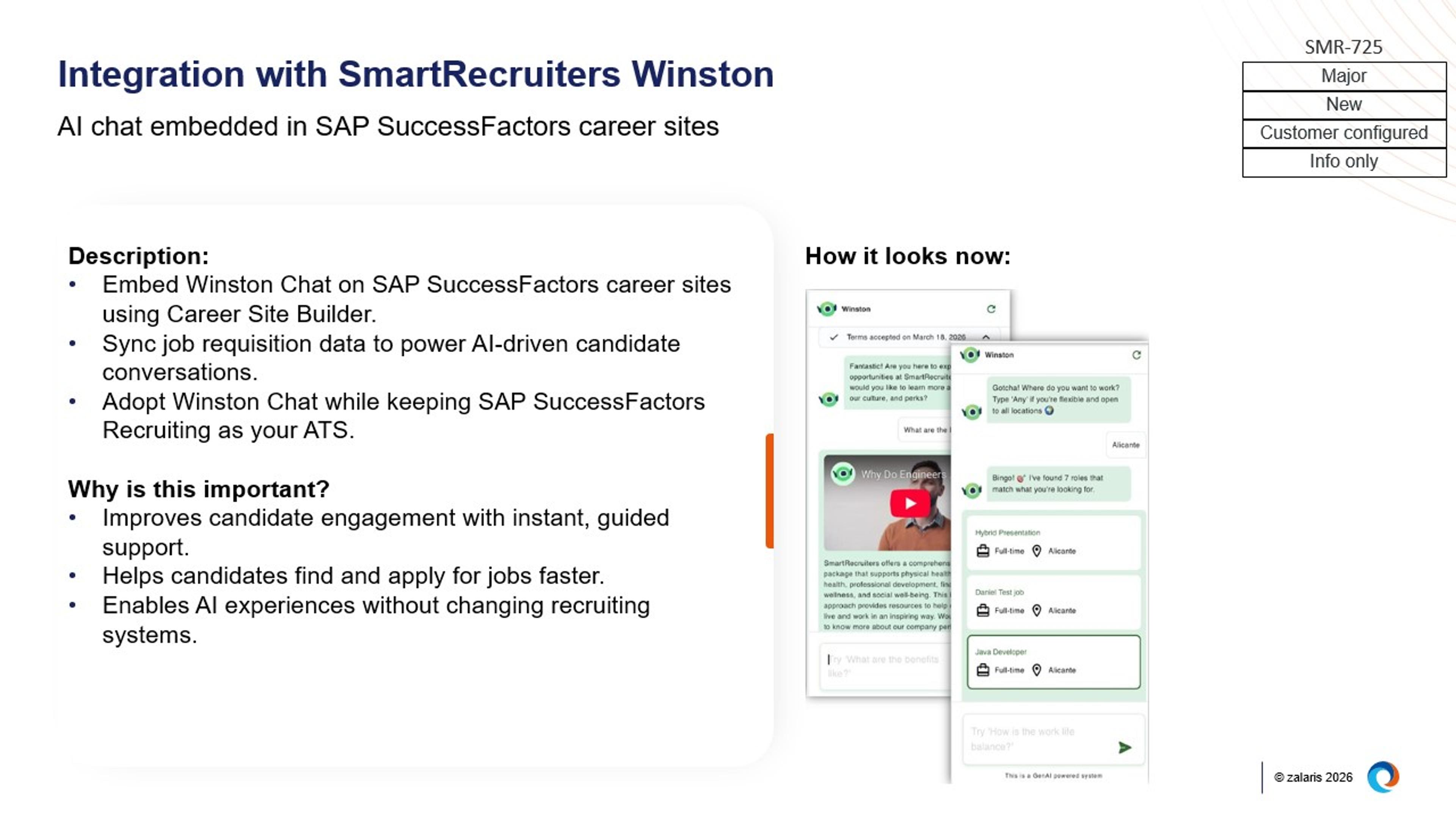 Integration with SmartRecruiters Winston