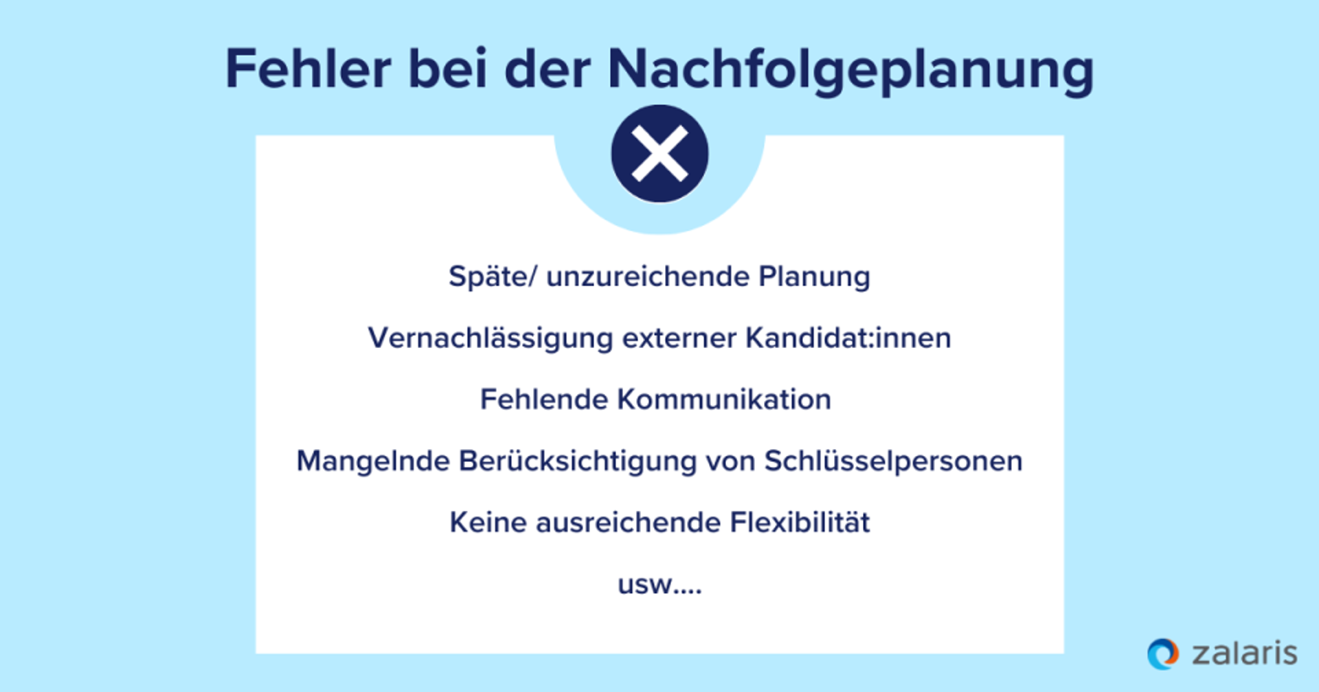 Welche Fehler sollte man bei der Nachfolgeplanung vermeiden?