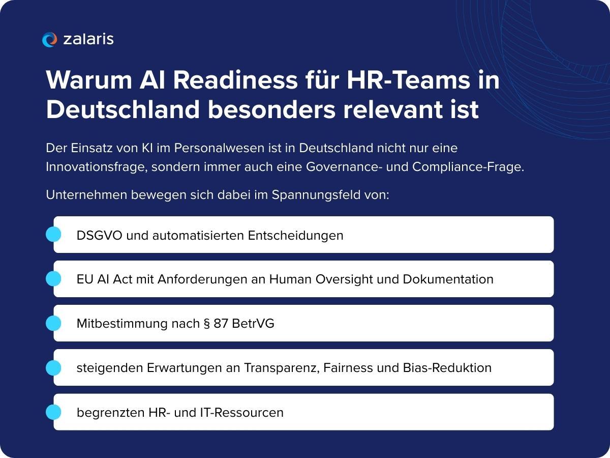 Warum AI Readiness für HR-Teams in Deutschland besonders relevant ist