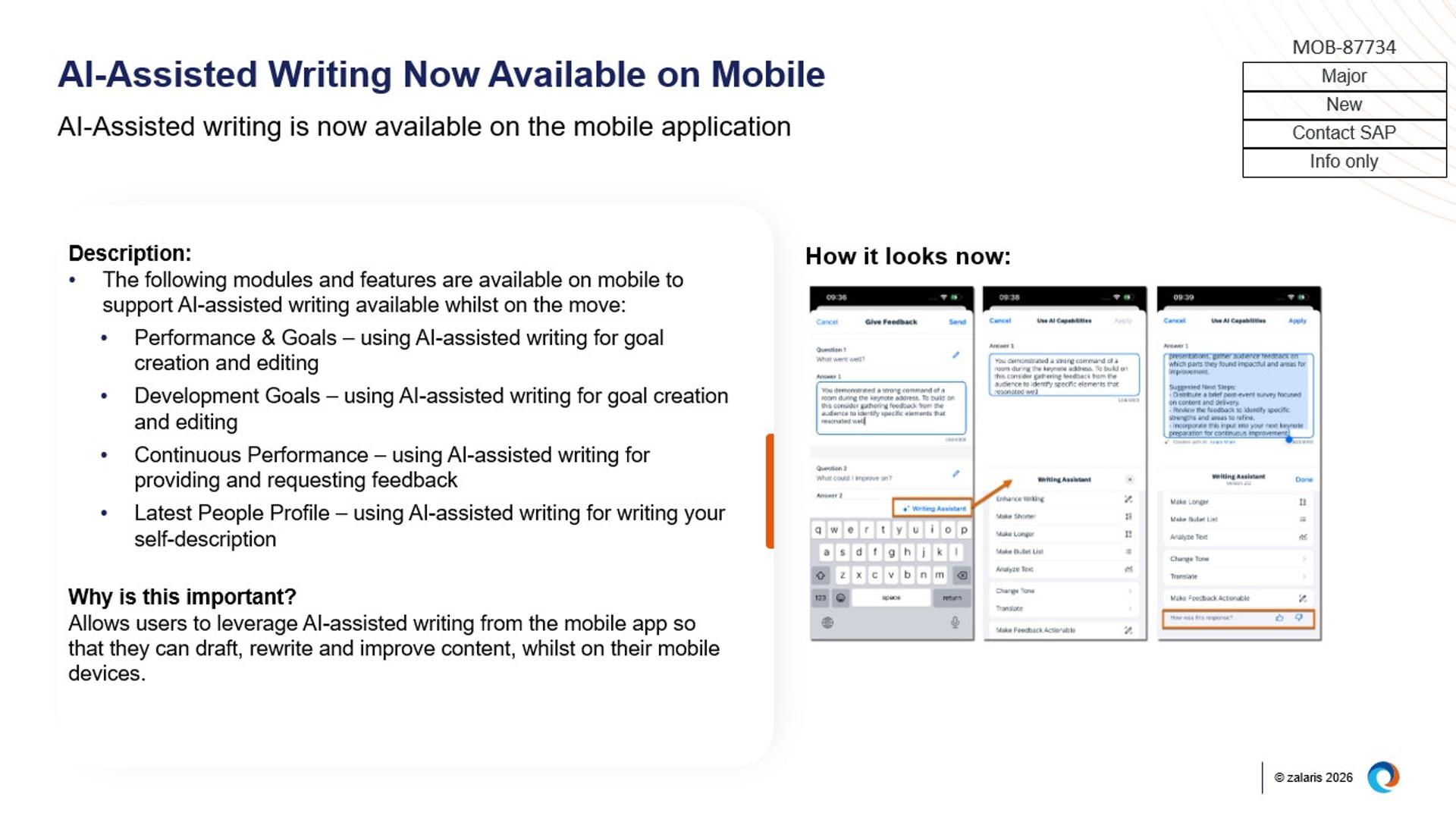 What’s New in SAP SuccessFactors 1H 2026 | Release Highlights