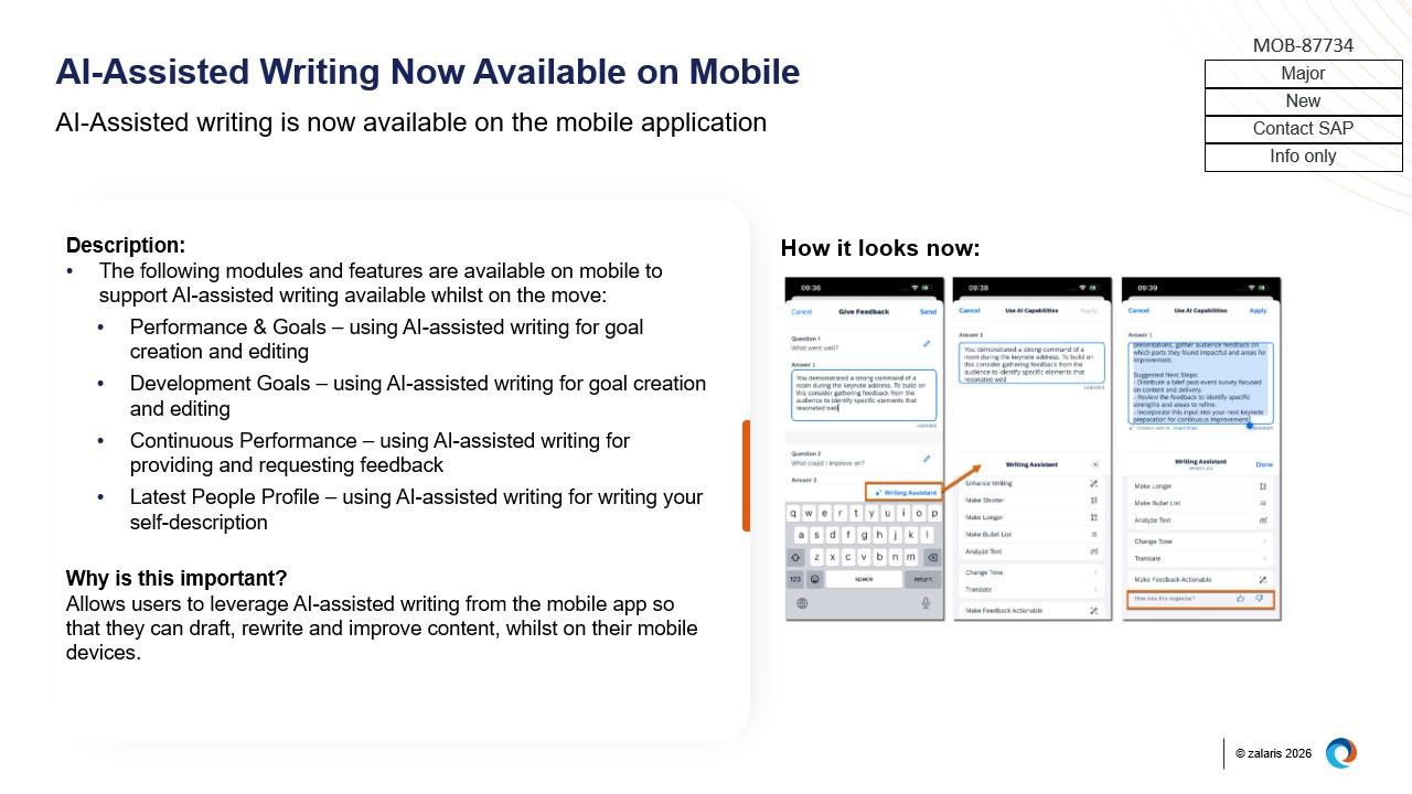 AI-Assisted Writing Now Available on Mobile