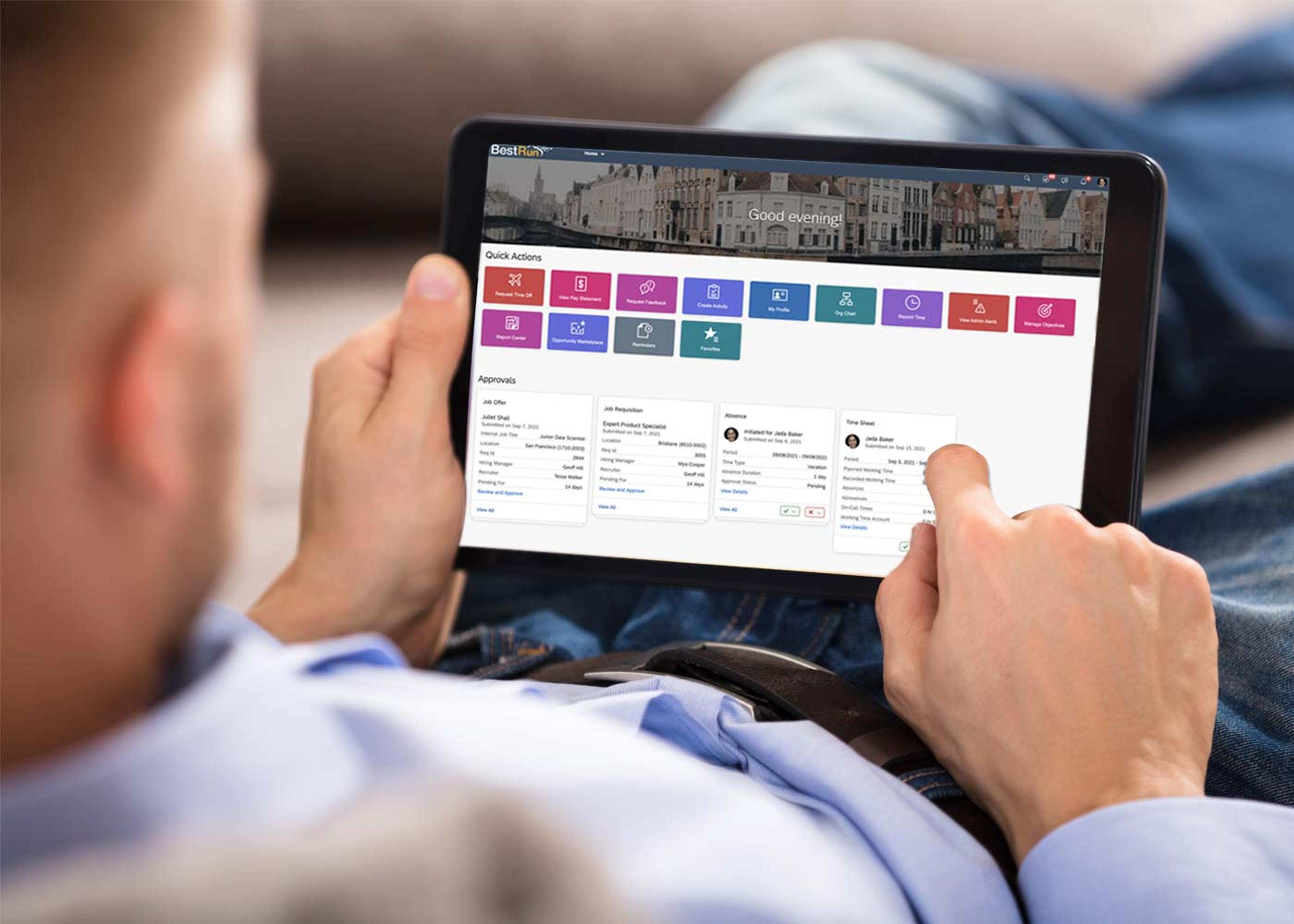 So sieht die neue Startseite in SAP SuccessFactors aus