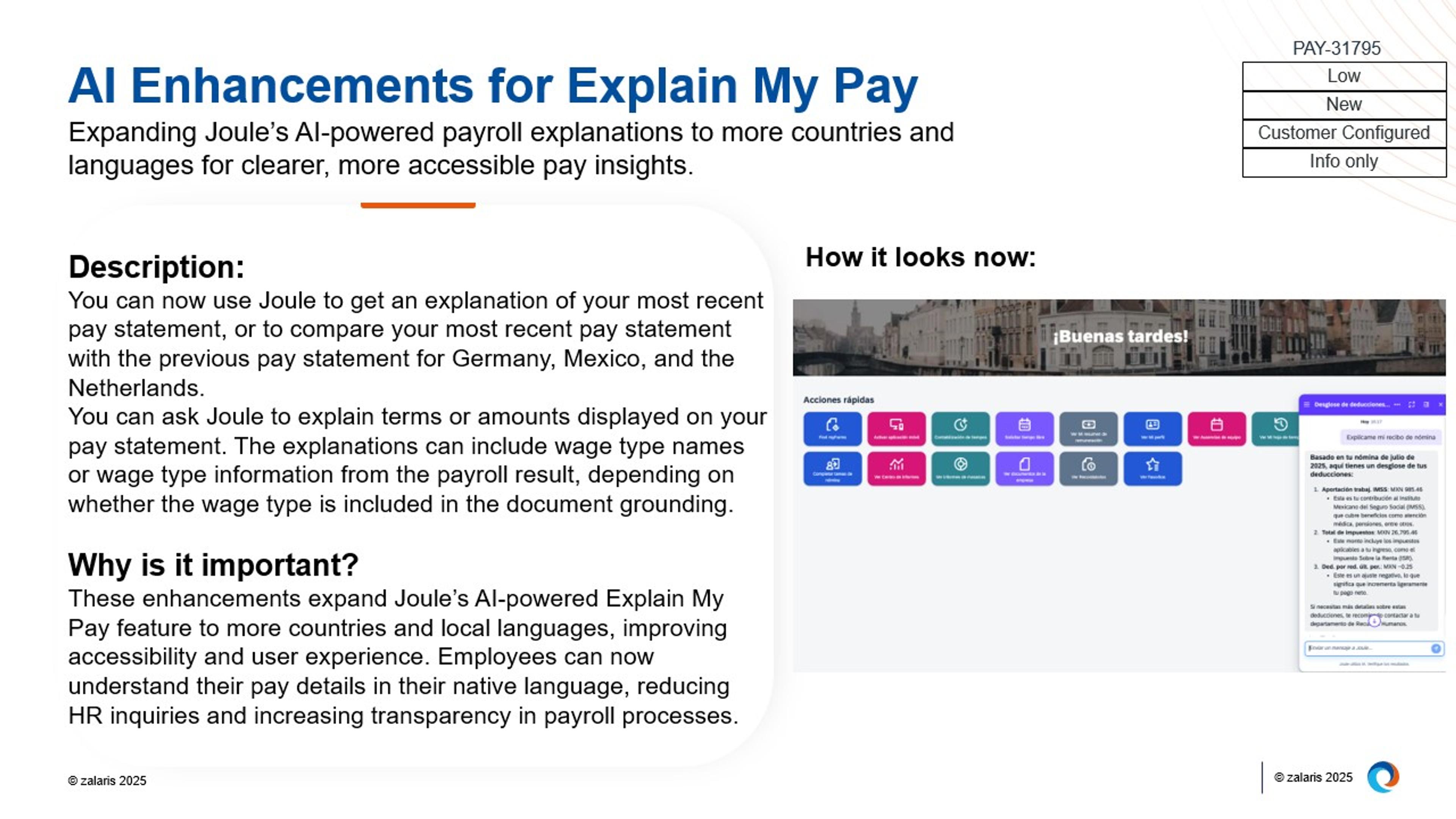 AI Enhancements for Explain My Pay