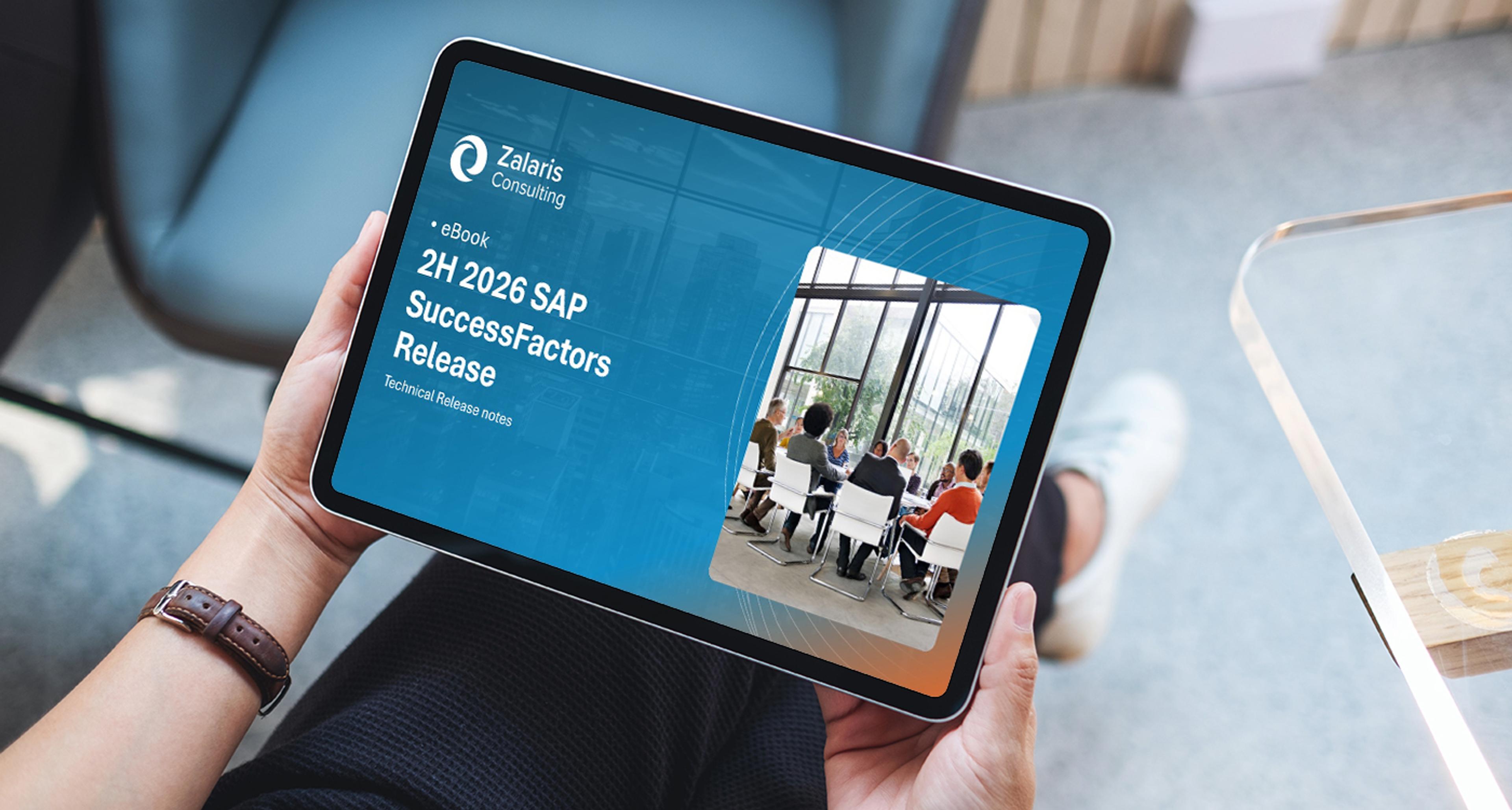 SAP SuccessFactors 2H 2026 release highlights covering new HR, talent, time and payroll updates