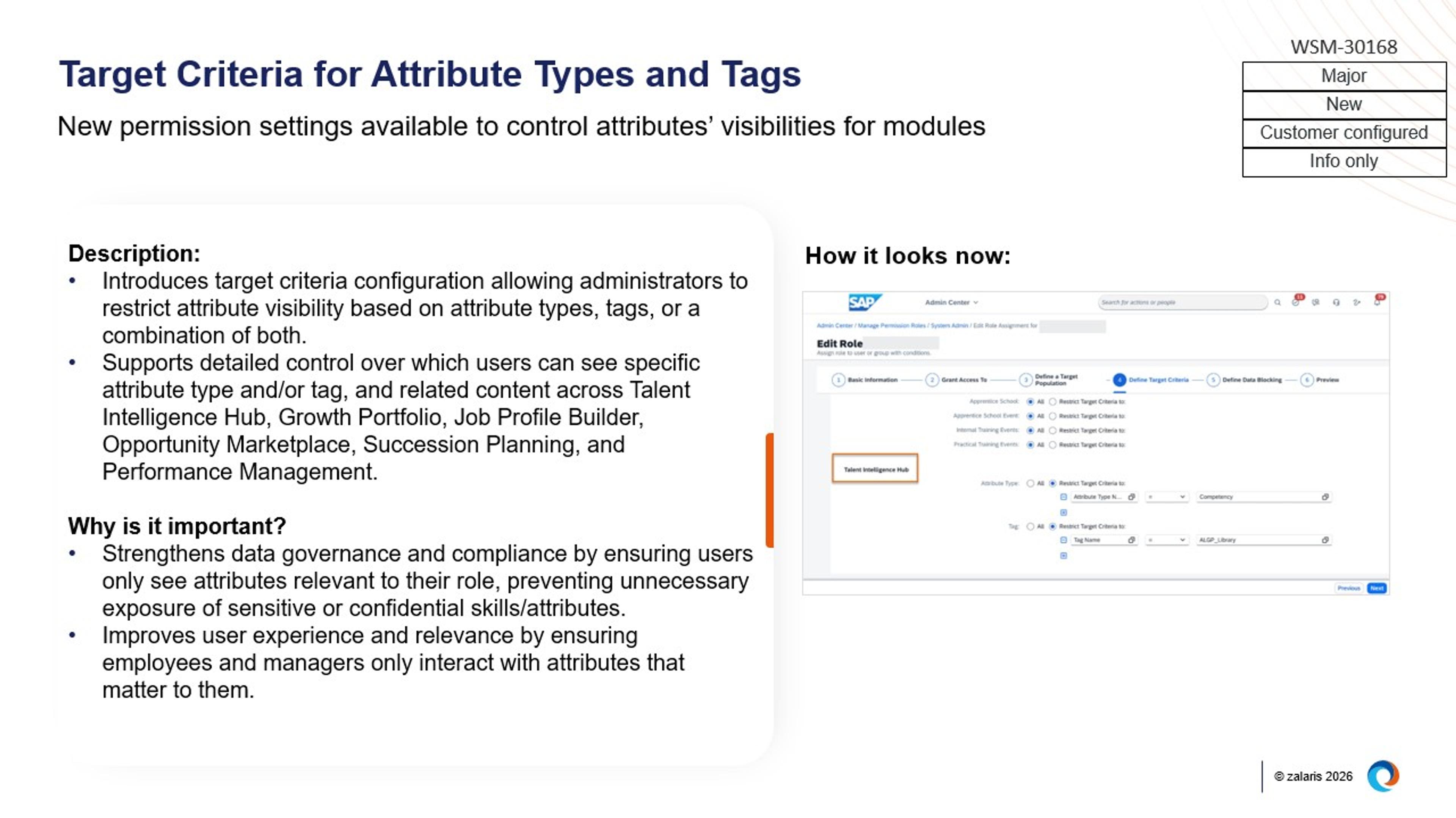 Target Criteria for Attribute Types and Tags