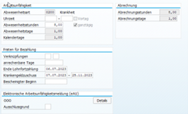 Keine Anfrage bei der KK