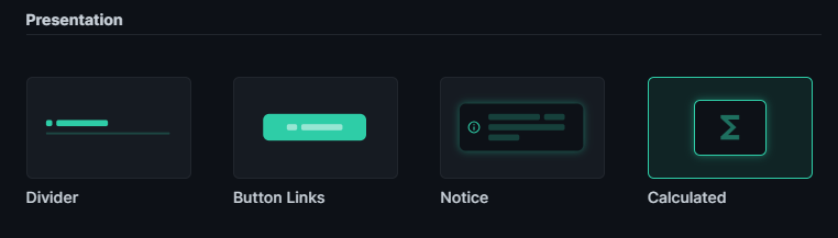 Directus - Presentation Type