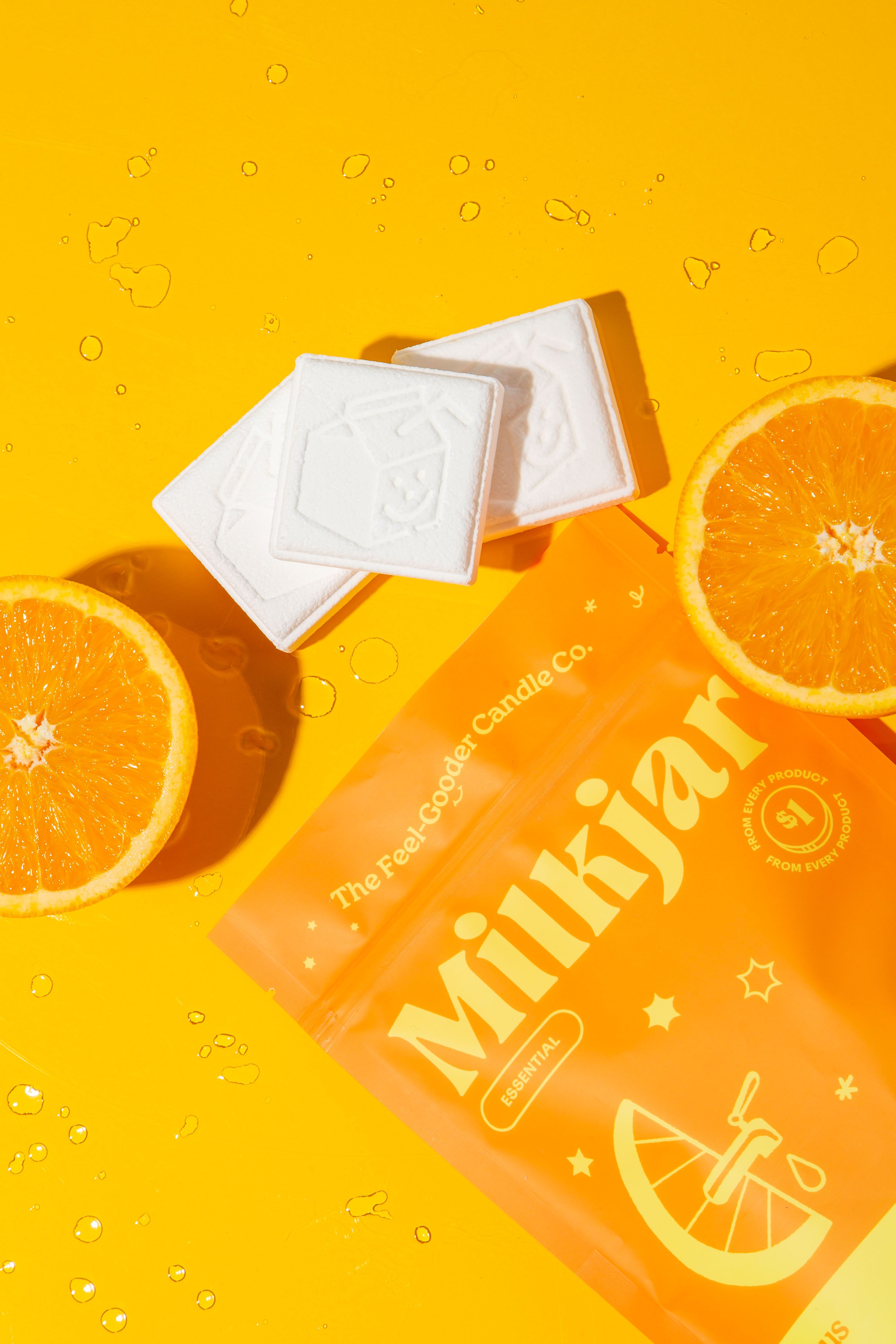 Citrus Essential Oil Shower Steamers | Milk Jar Candle Co.