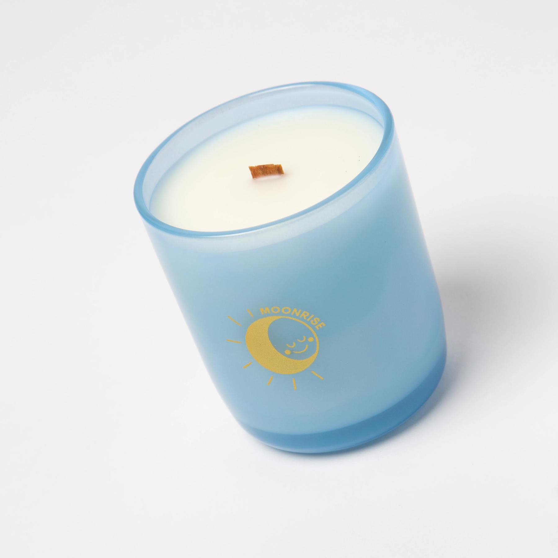Moonrise 8oz Coconut Soy Wood Wick Candle - Neroli & Plum | Milk Jar ...