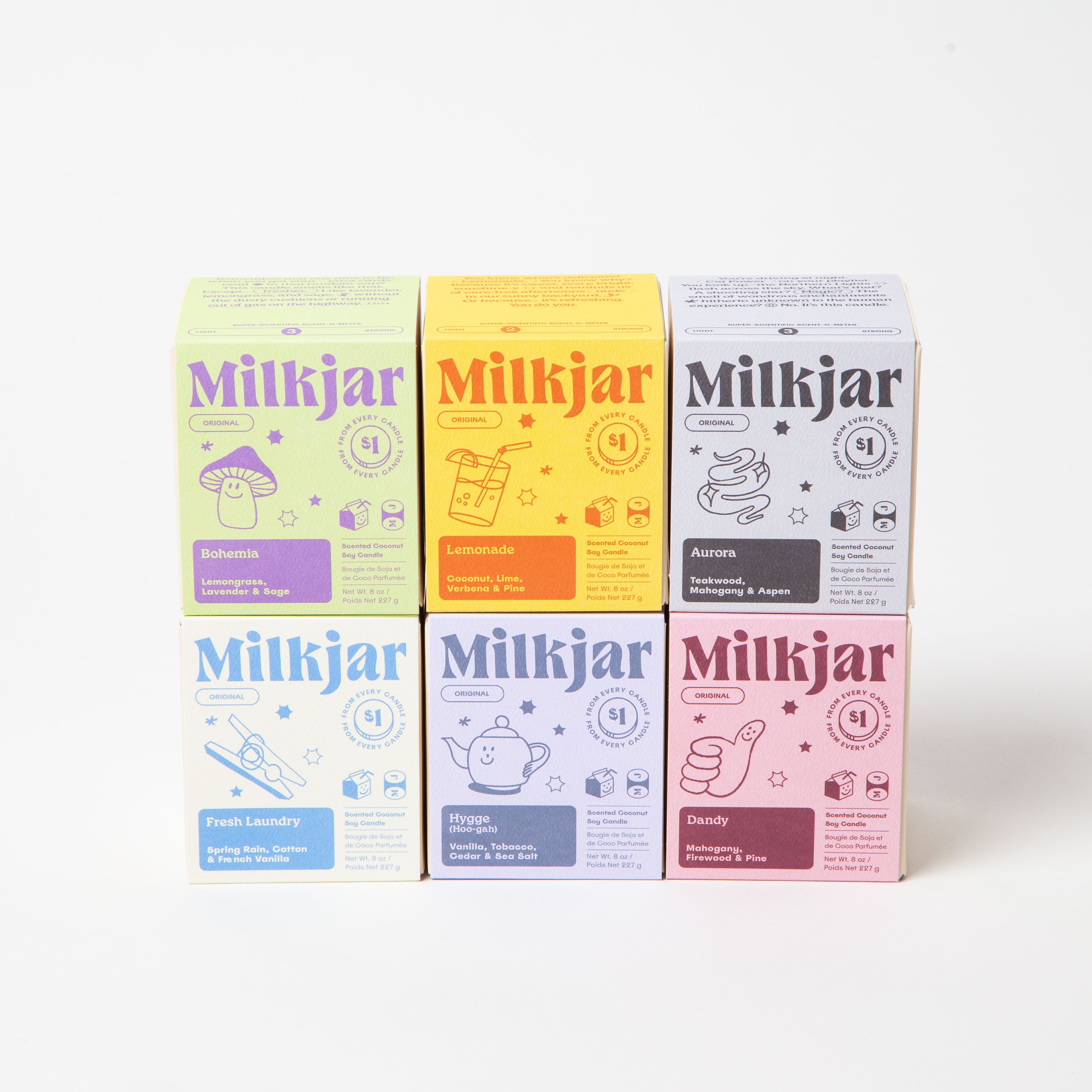 The Original Six Bundle | Milk Jar Candle Co.